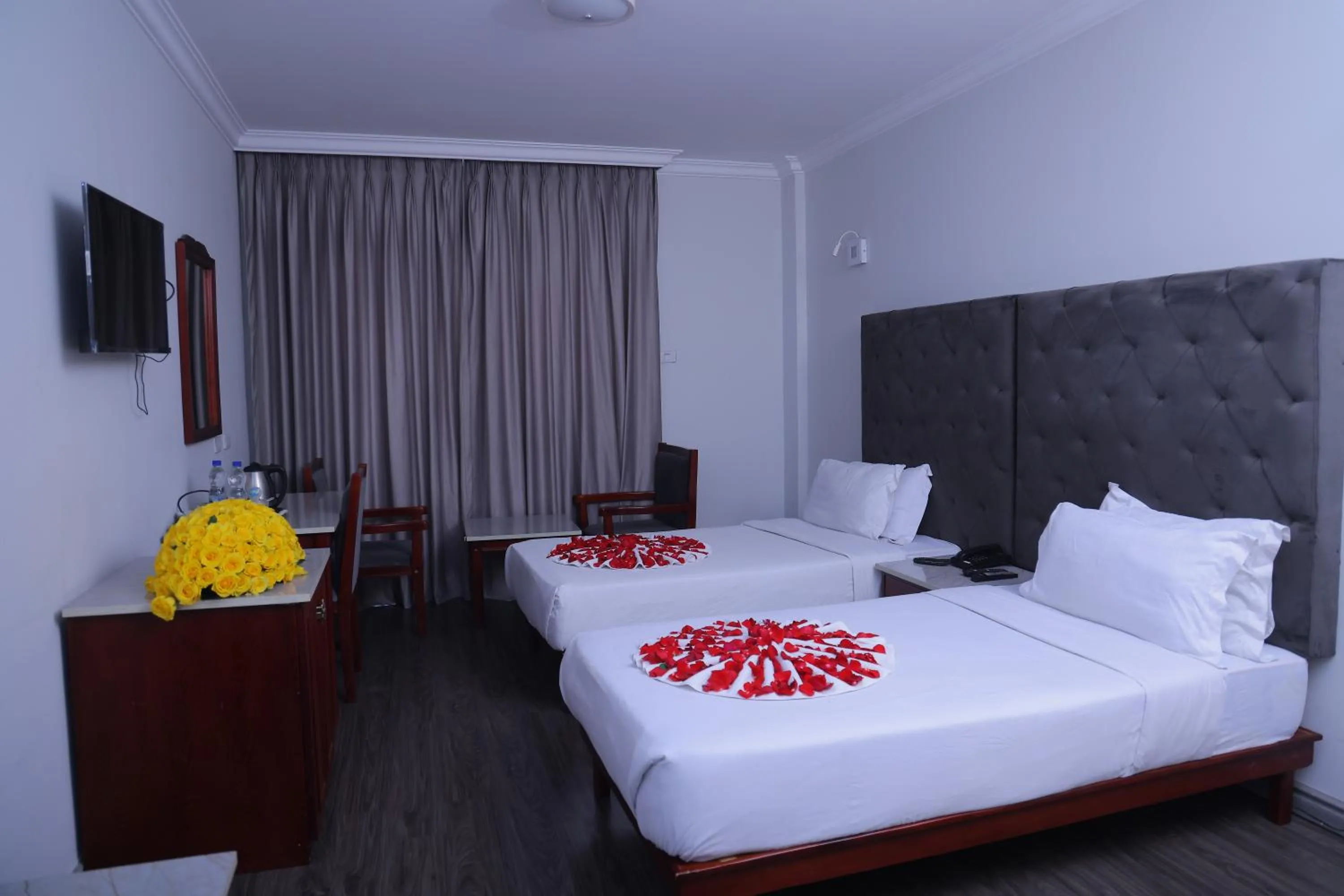 TV and multimedia, Bed in Trinity Hotel