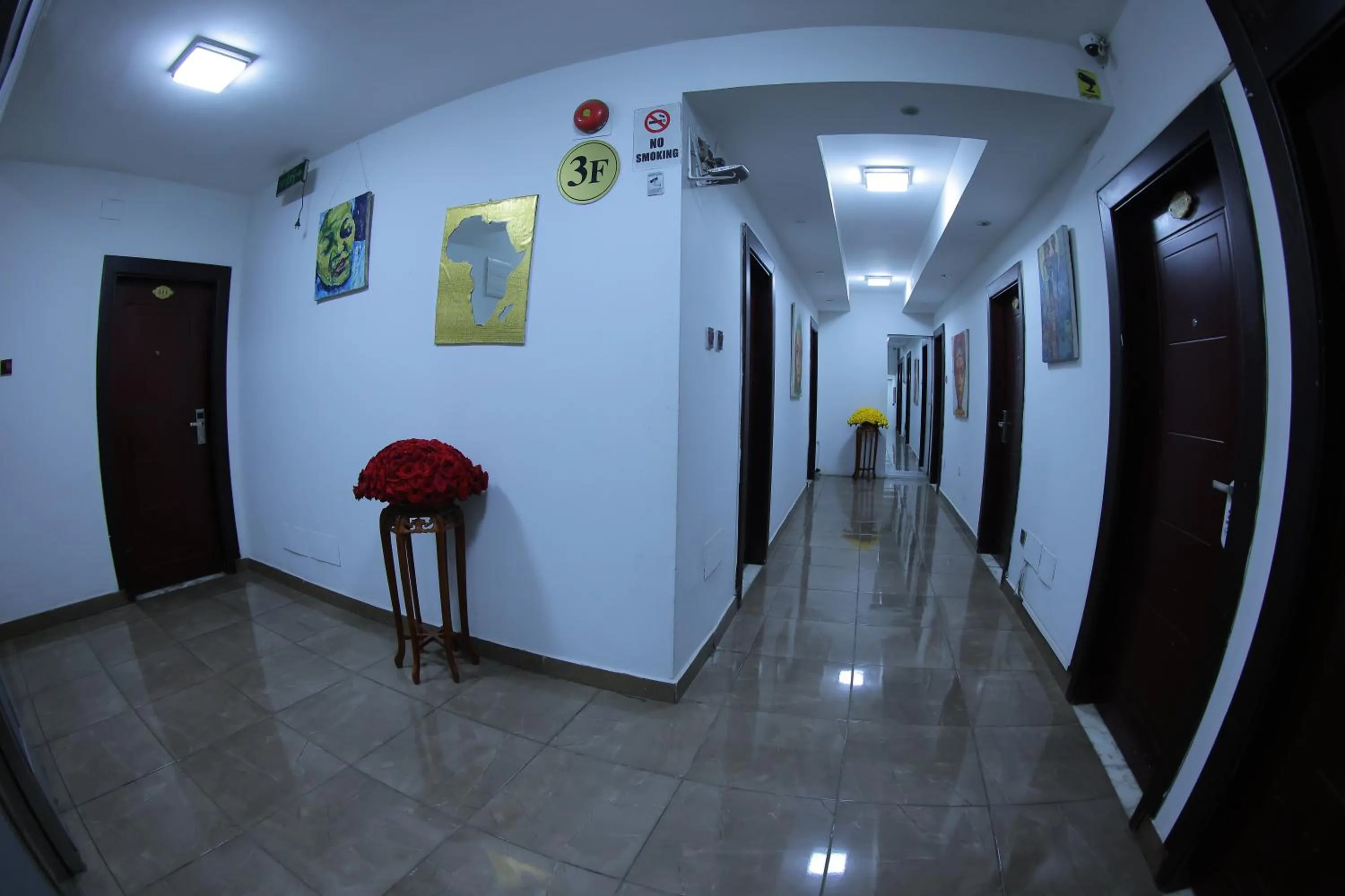 Floor plan in Trinity Hotel