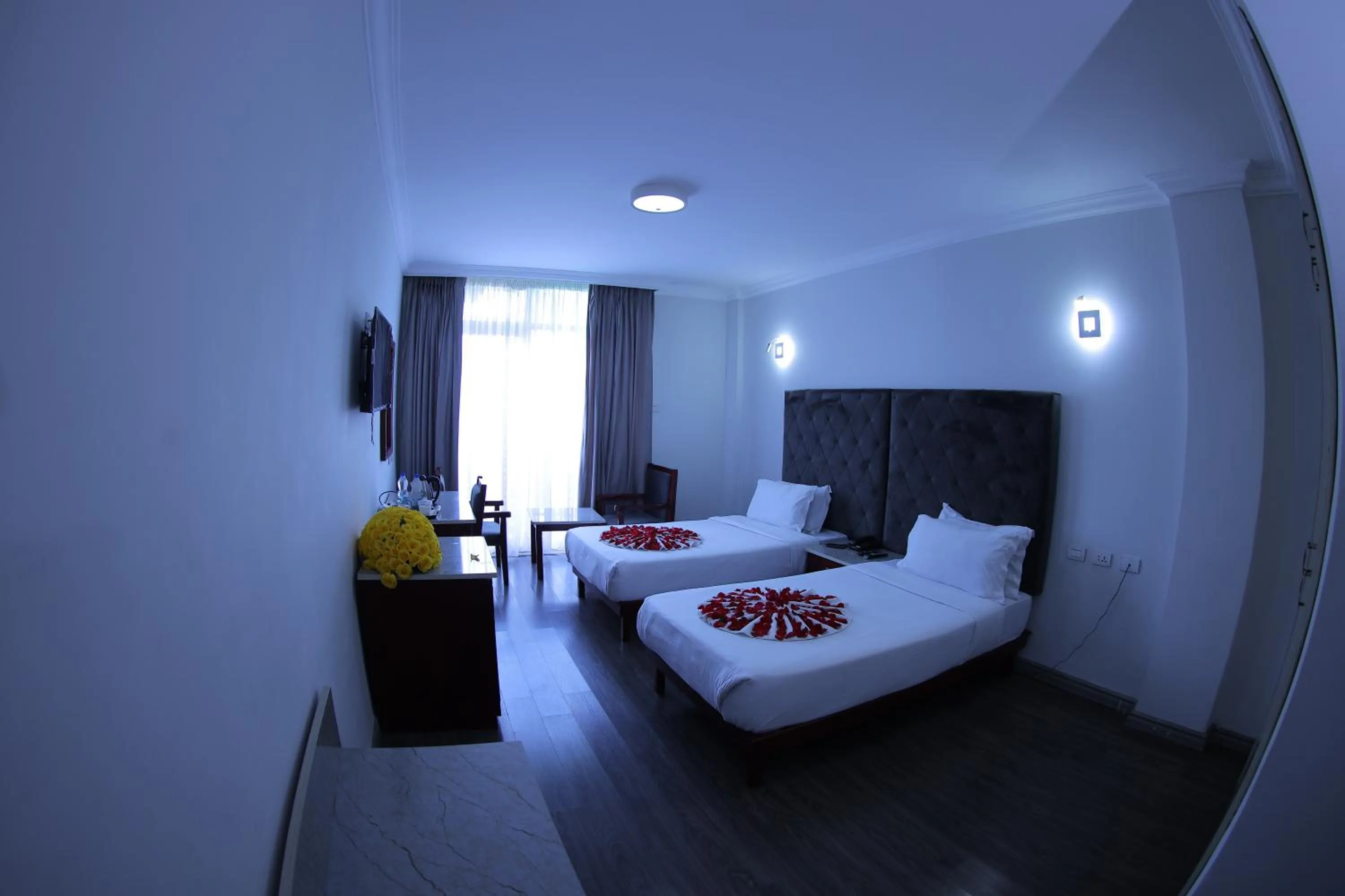 TV and multimedia, Bed in Trinity Hotel