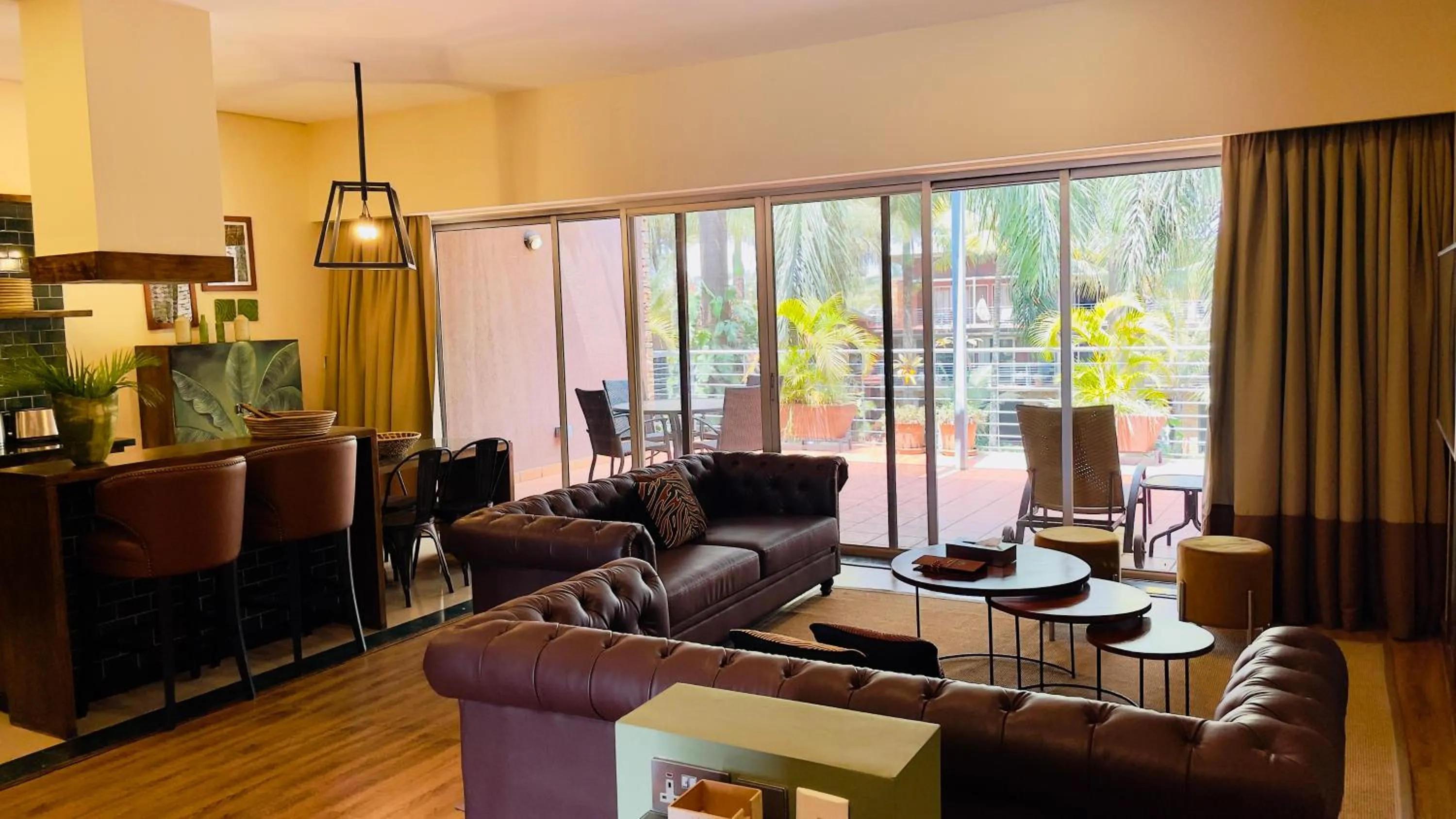 Patio in Kabira Country Club