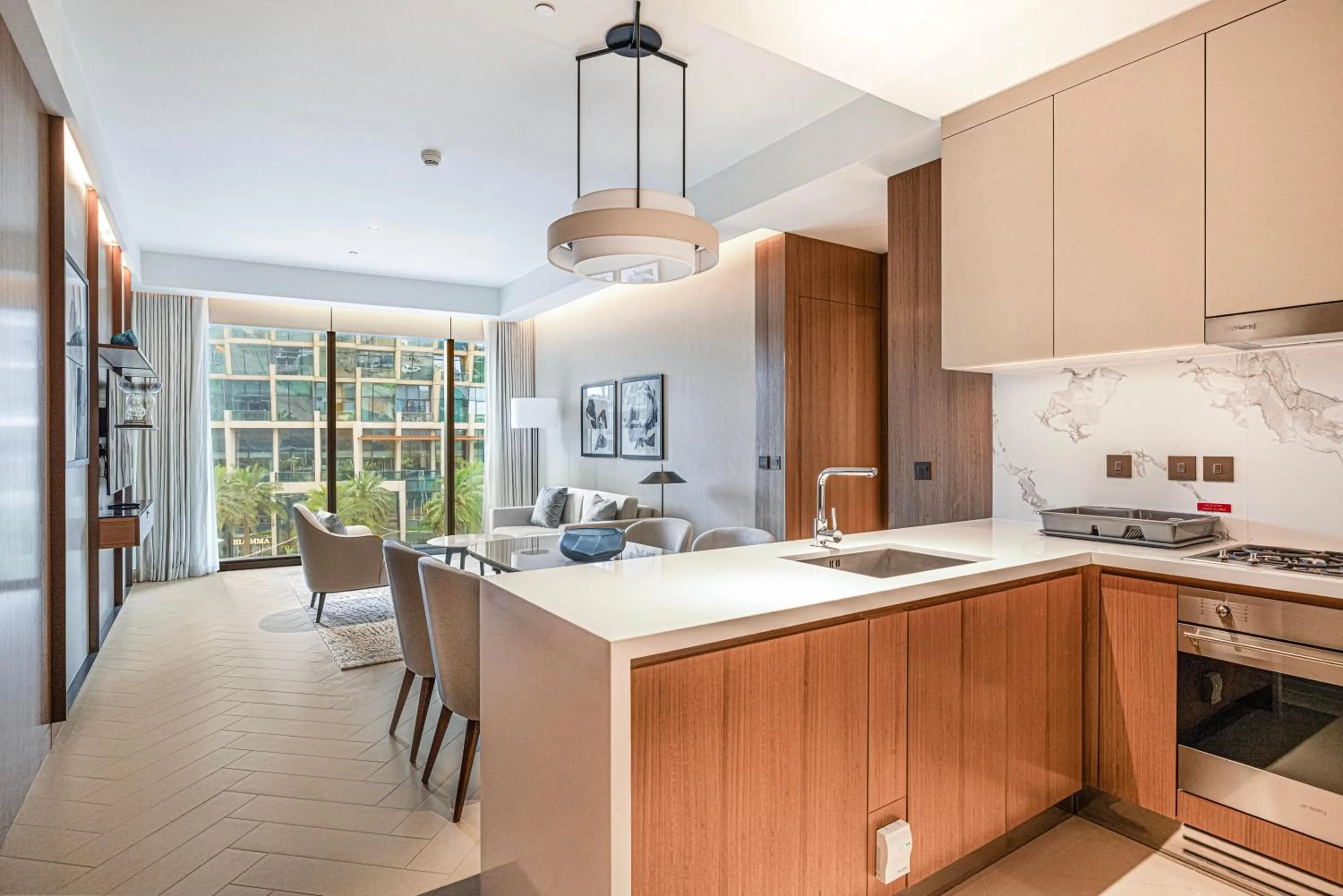 Kitchen or kitchenette in Luxury 1BR The Address Opera, Downtown Dubai