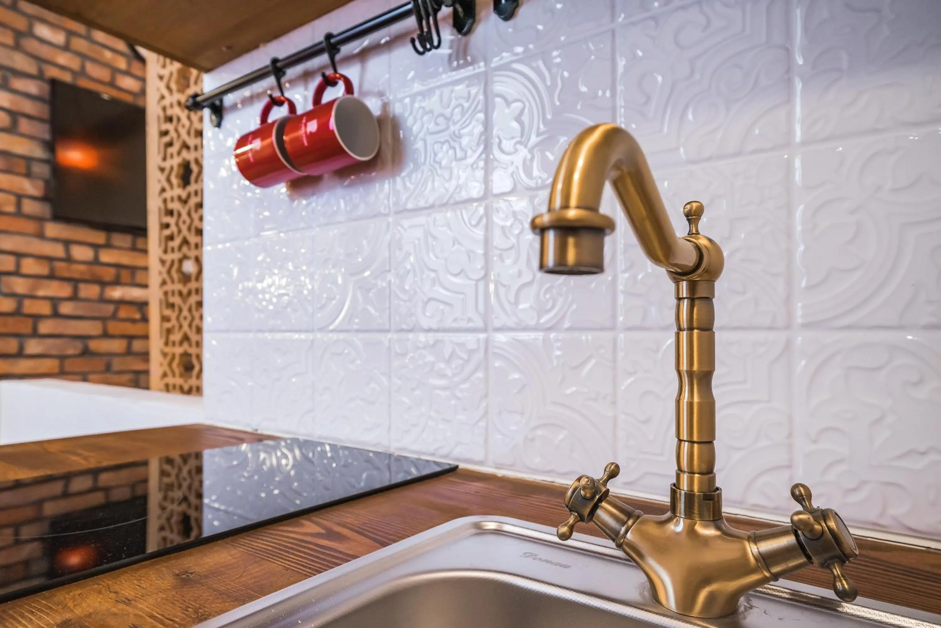 Kitchen or kitchenette in R Studios Old Baku