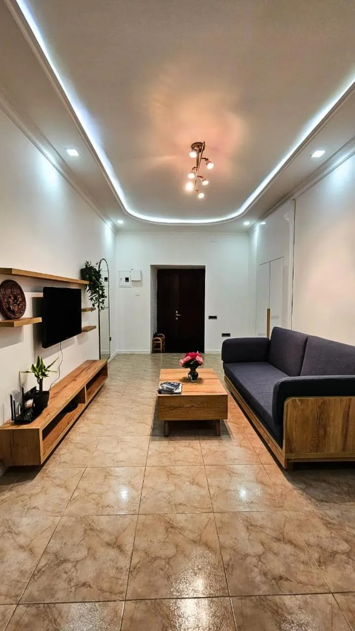 Communal lounge/ TV room in R Studios Old Baku