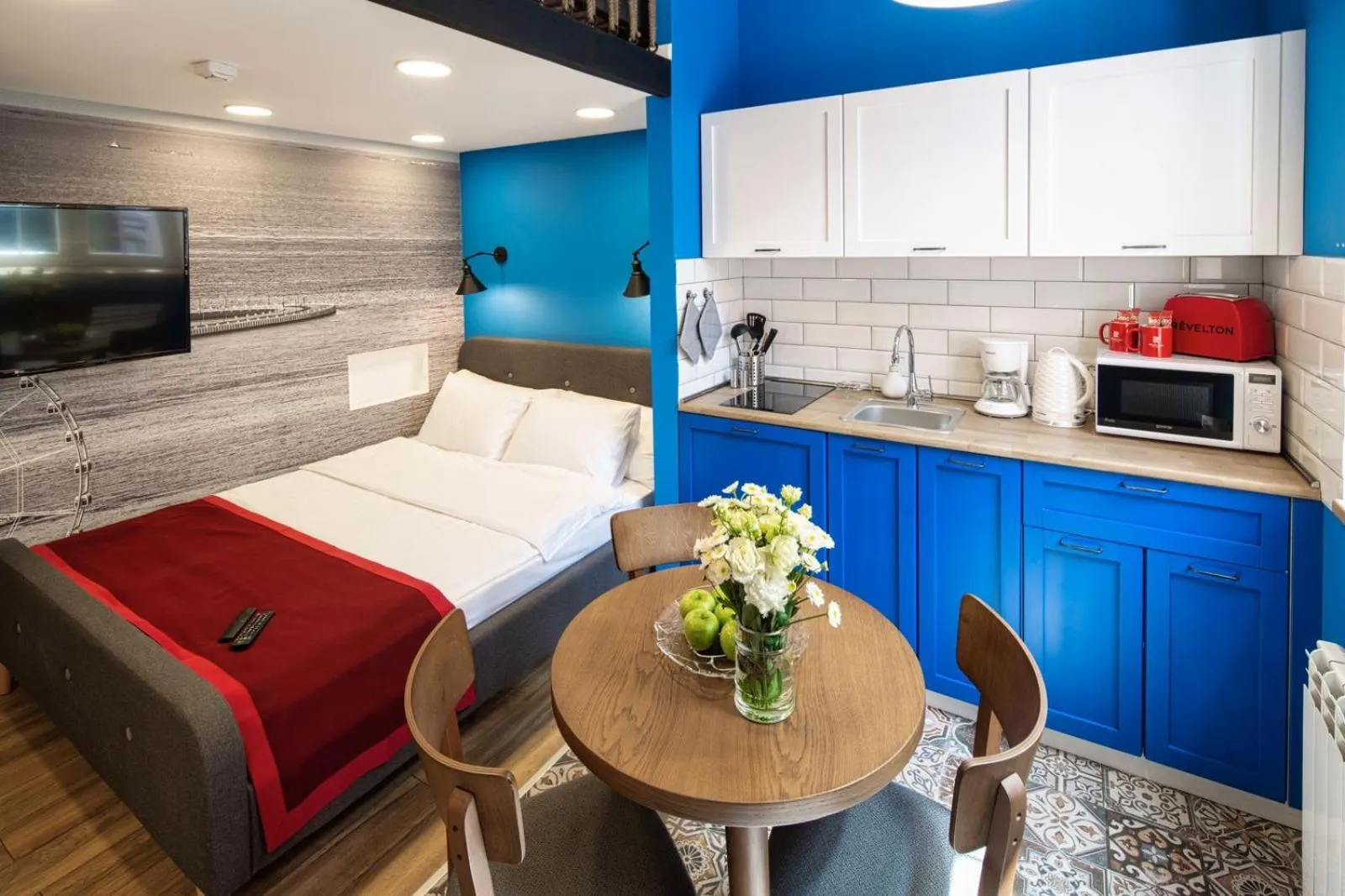 Seating area in R Studios Old Baku