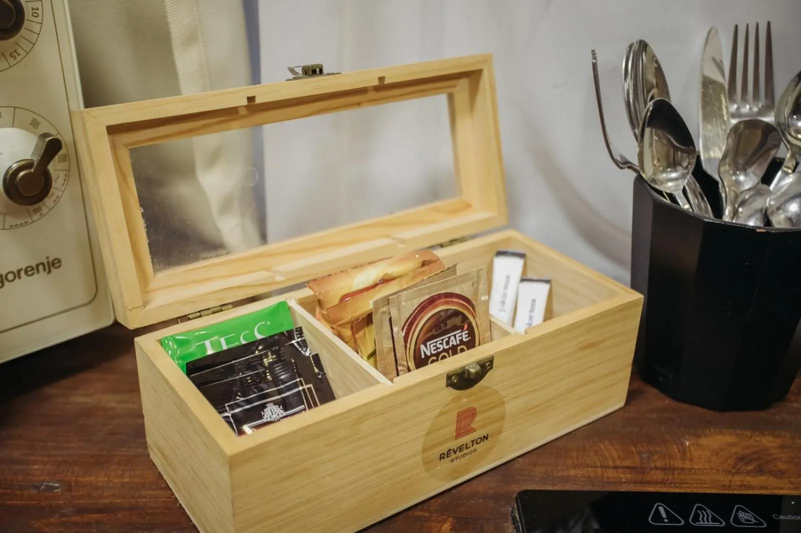 Dining area in R Studios Old Baku