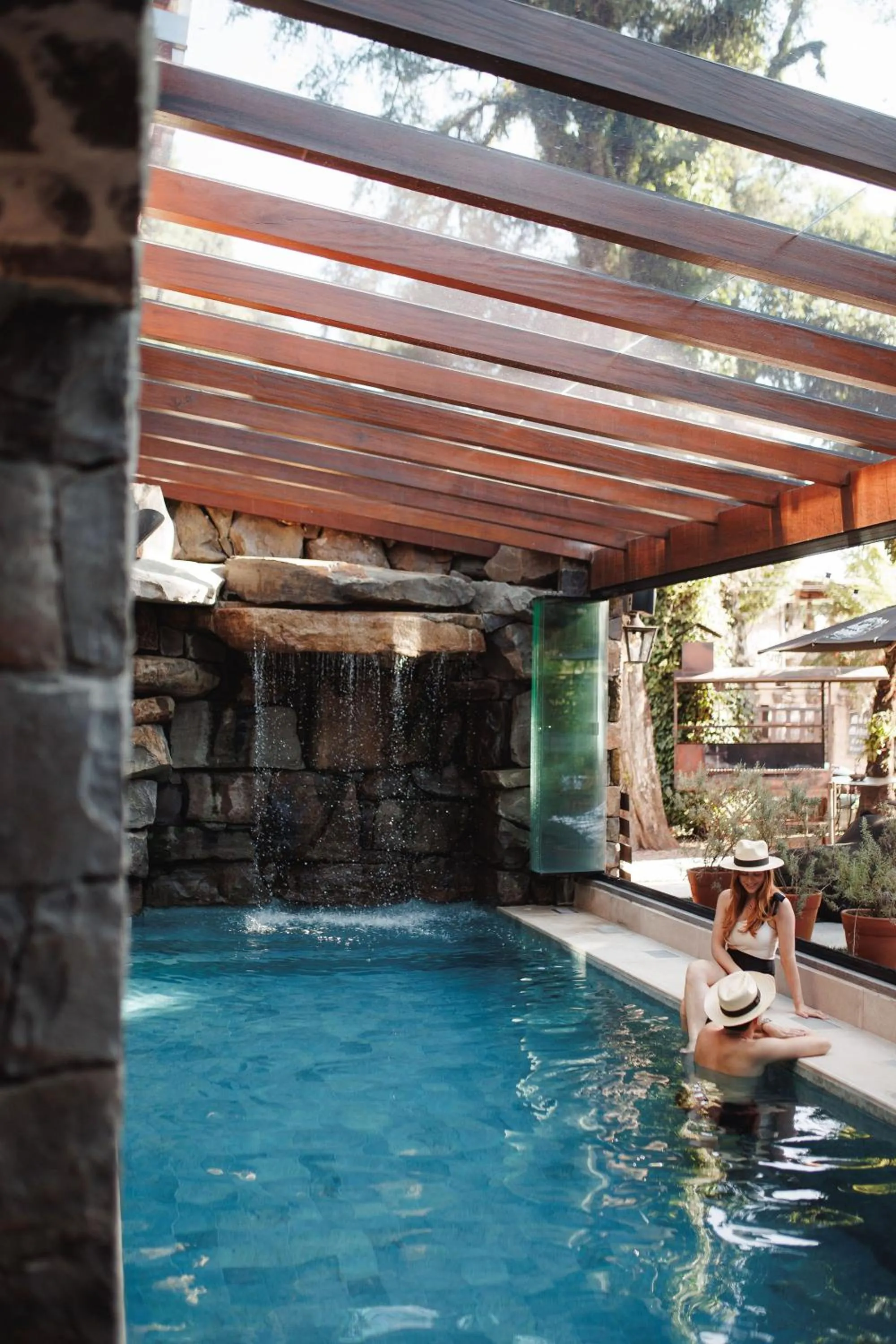 Swimming pool in Hotel Valle Dincanto