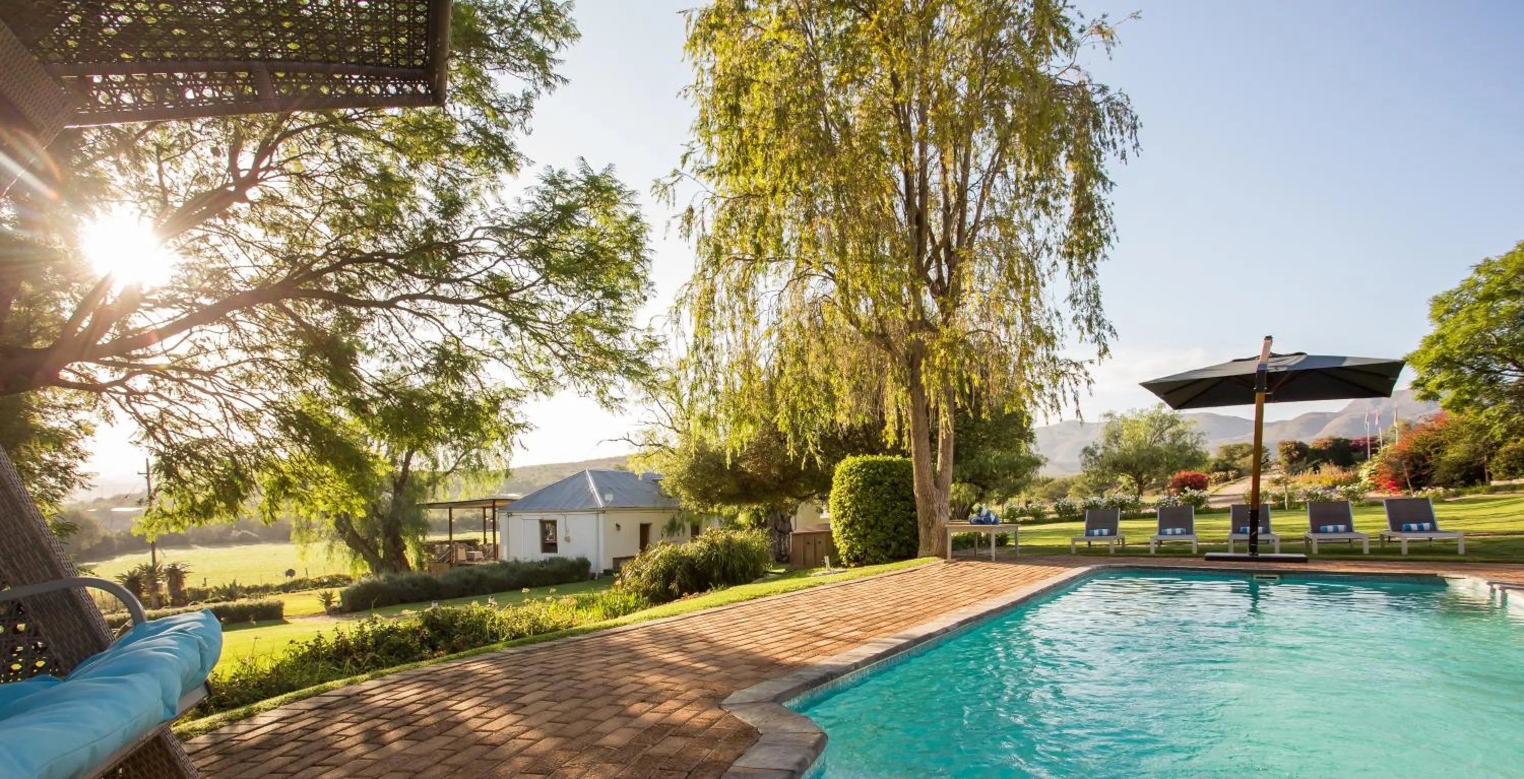 Swimming pool in Swartberg Country Manor