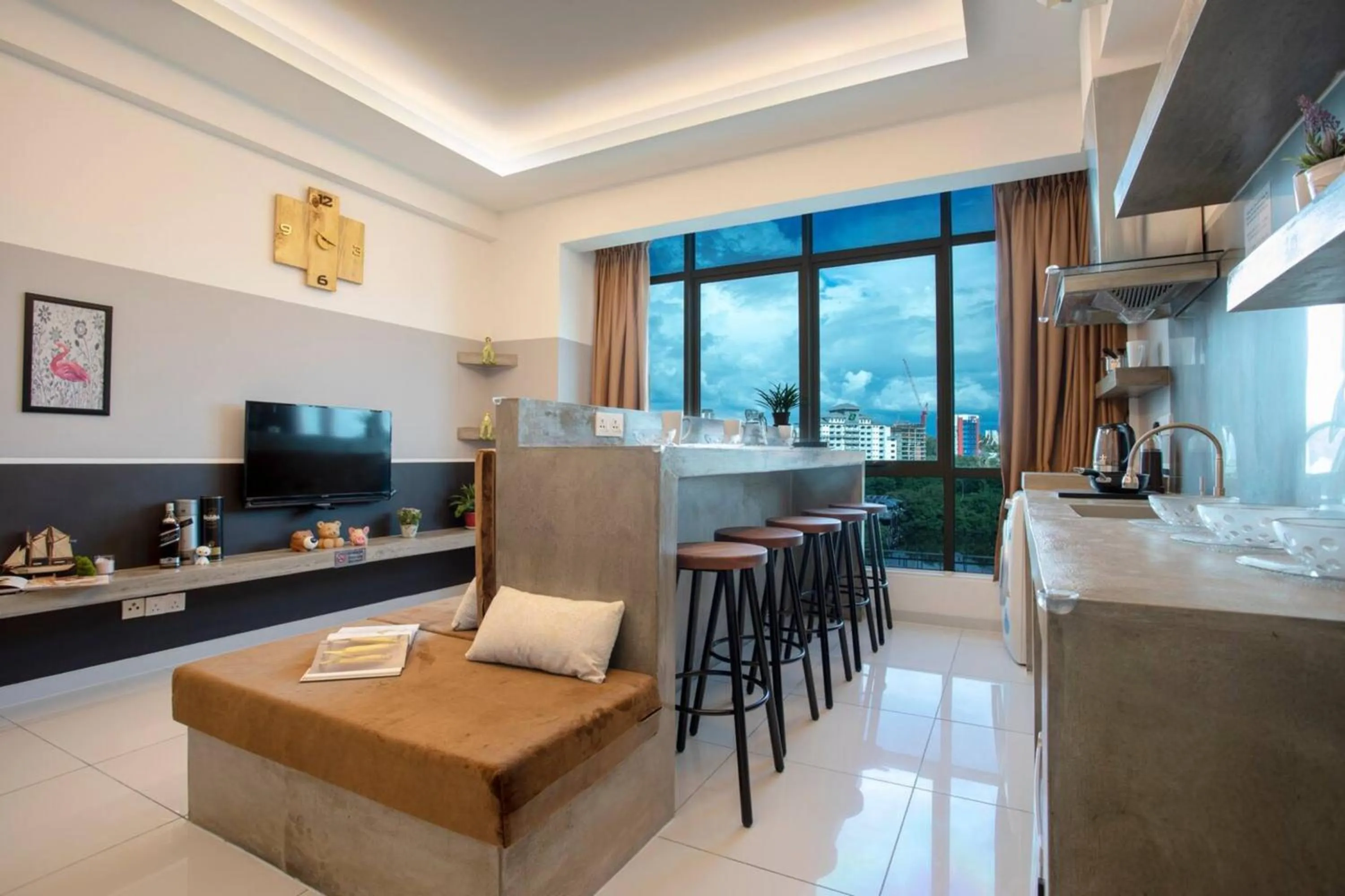 Dining area in Sutera Avenue Kota Kinabalu