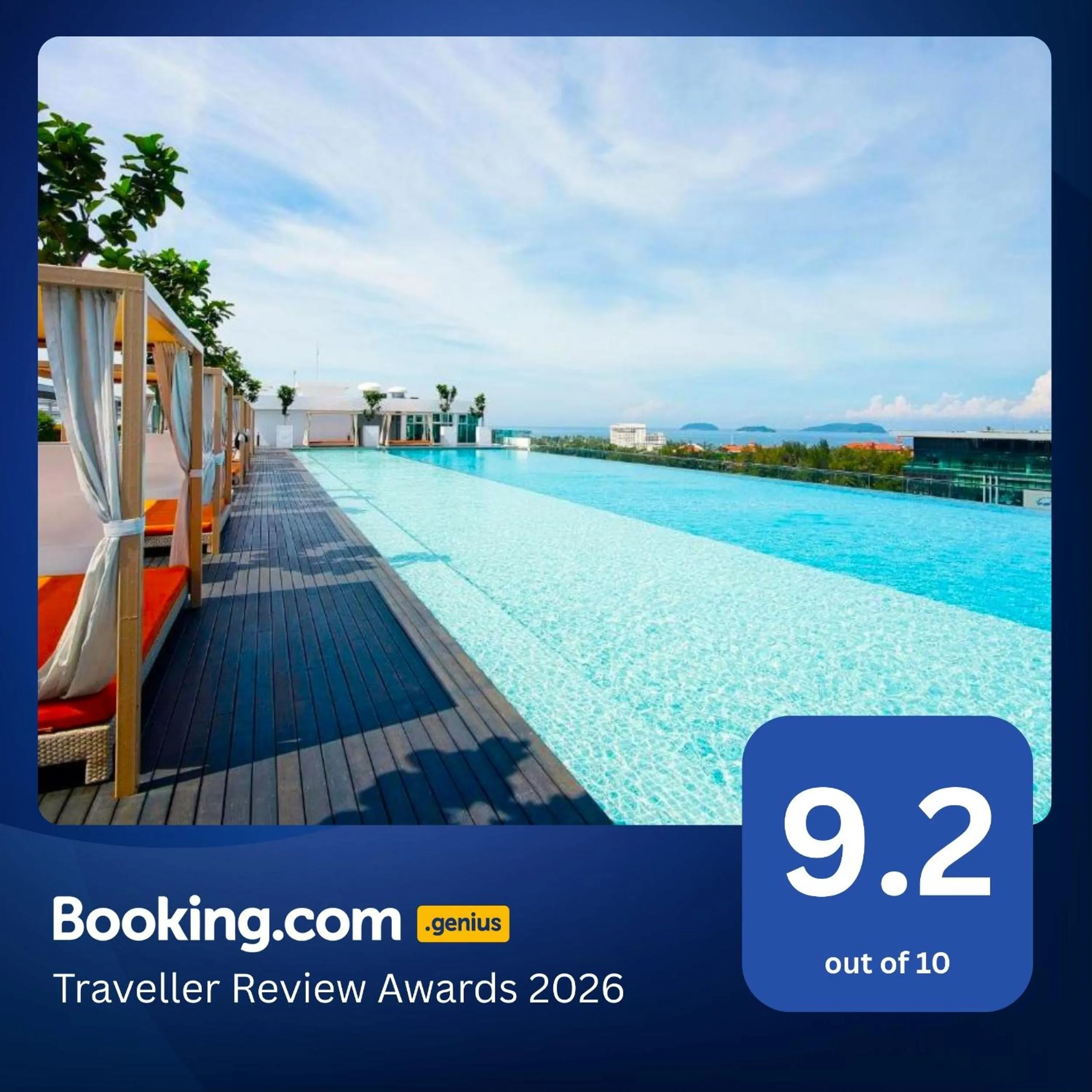 Swimming pool in Sutera Avenue Kota Kinabalu