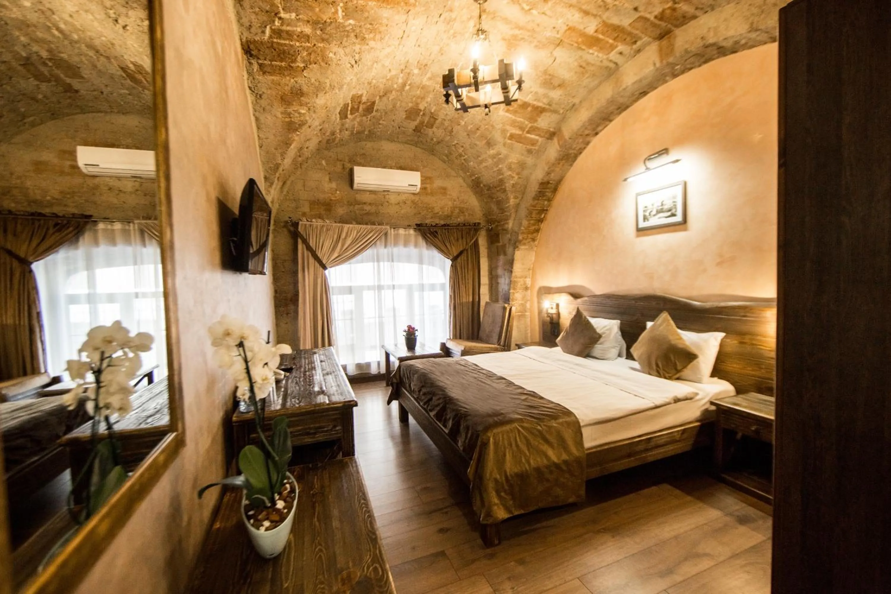 Bed in Passage Modern Hotel