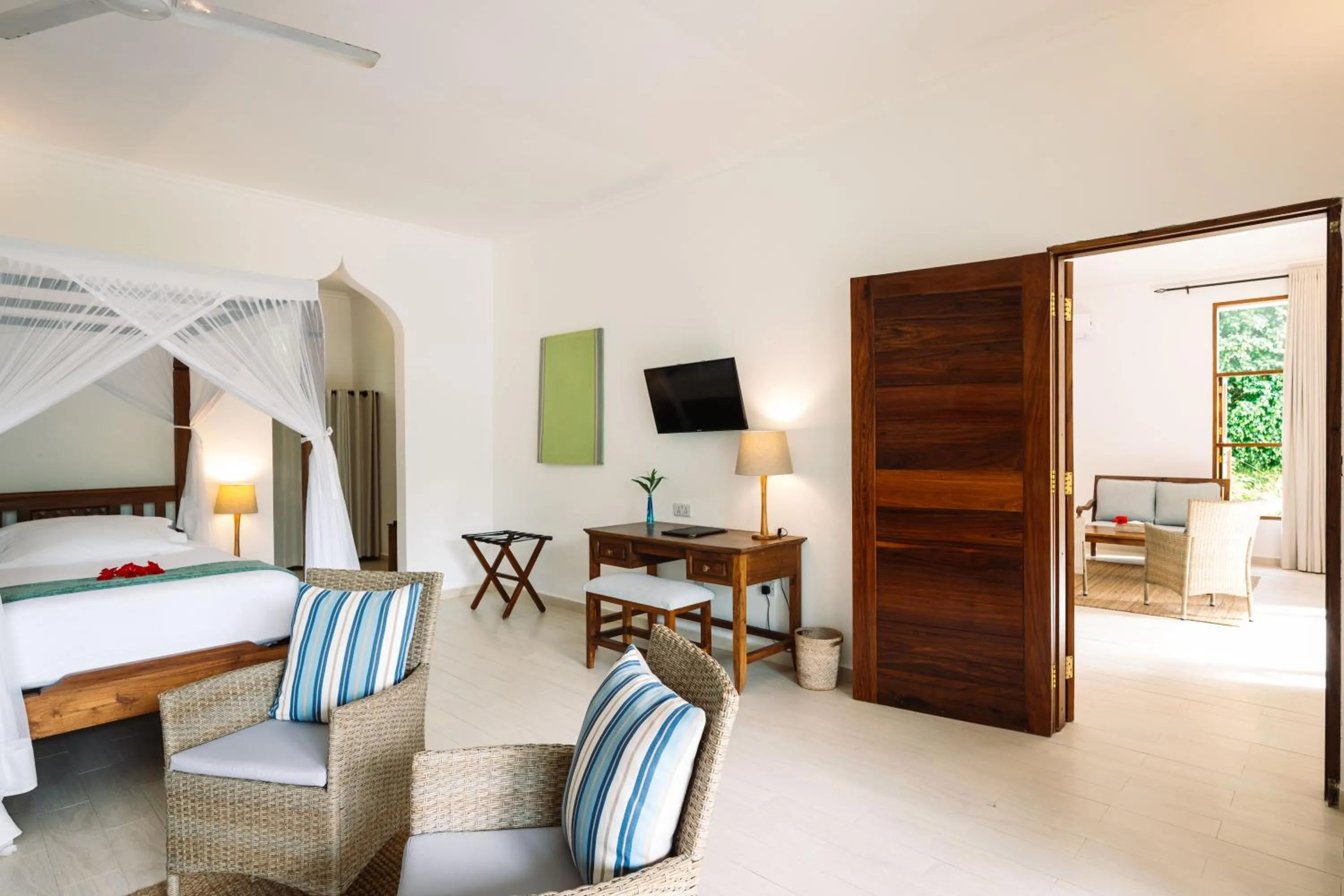 View (from property/room), Bed in Kisiwa on the Beach