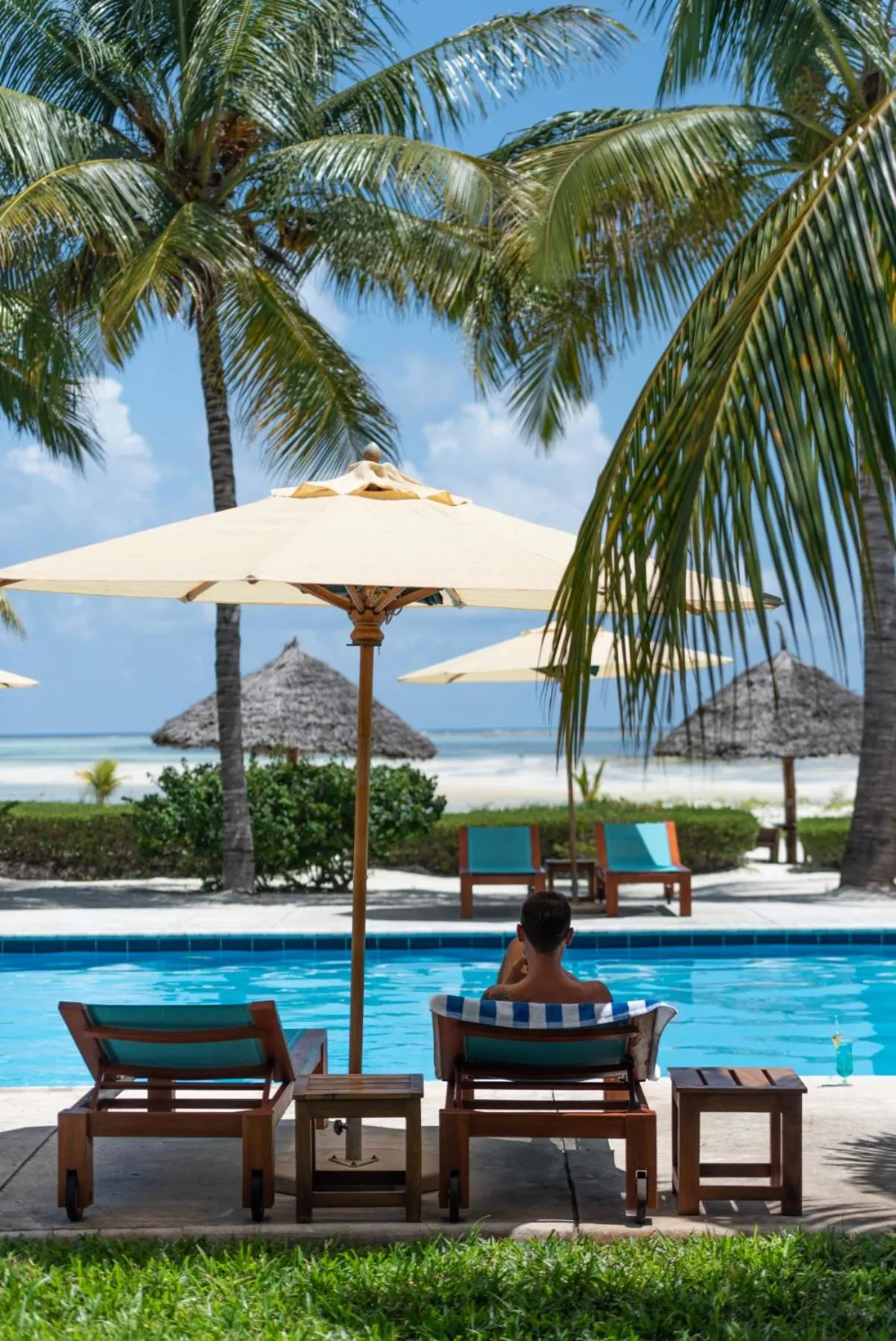 Swimming pool in Kisiwa on the Beach