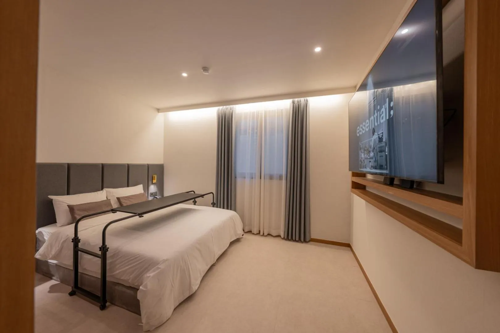 Bed in H-avenue Hotel Munhyeon