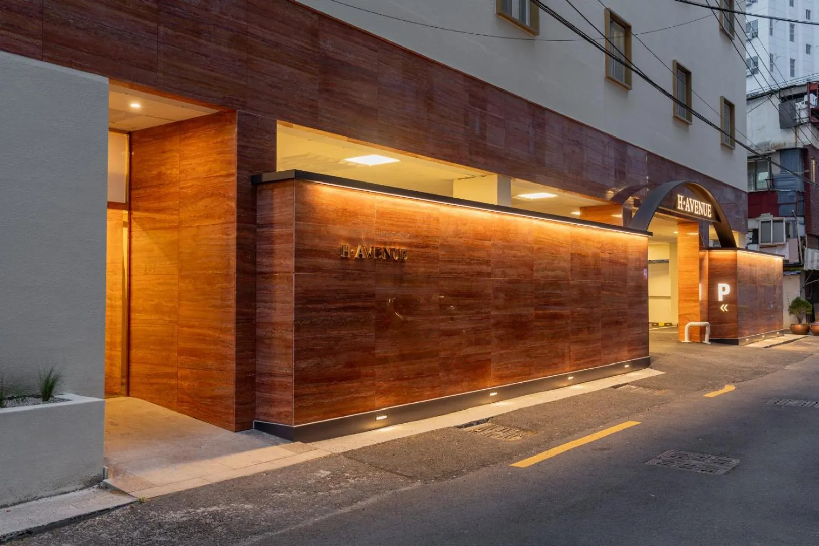 Property building in H-avenue Hotel Munhyeon