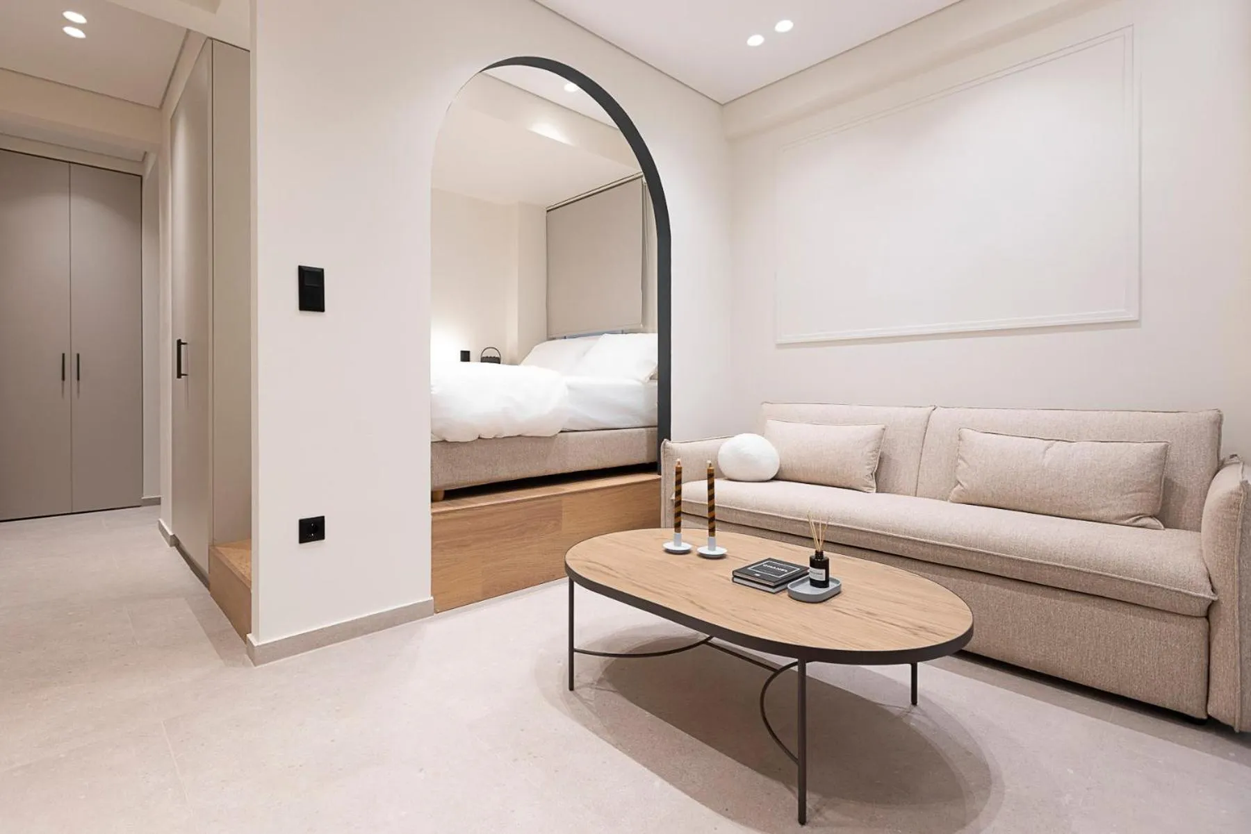 Living room, Bed in Urban Folks Svolou