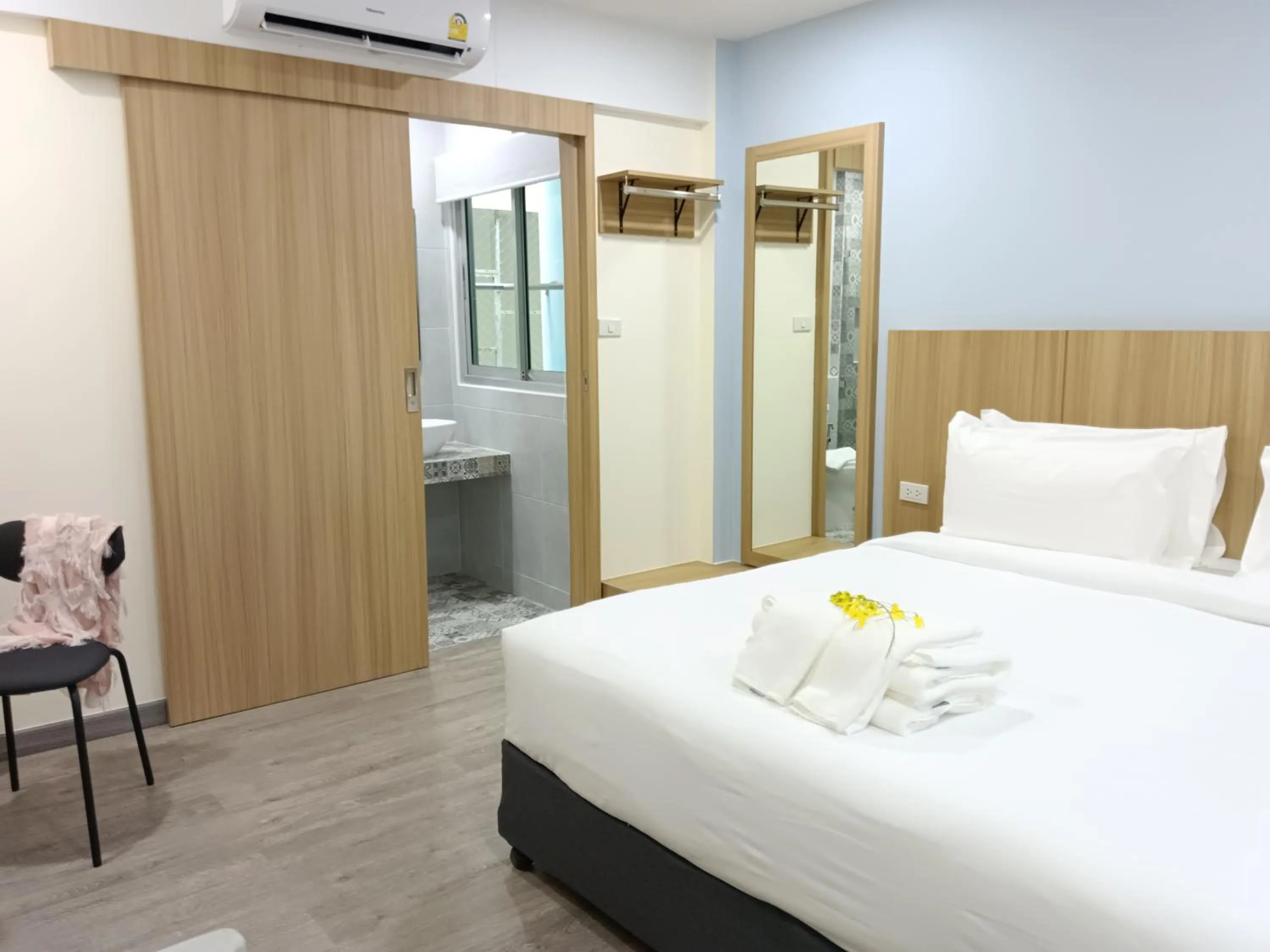 Bed in Beyond 21 Hotel