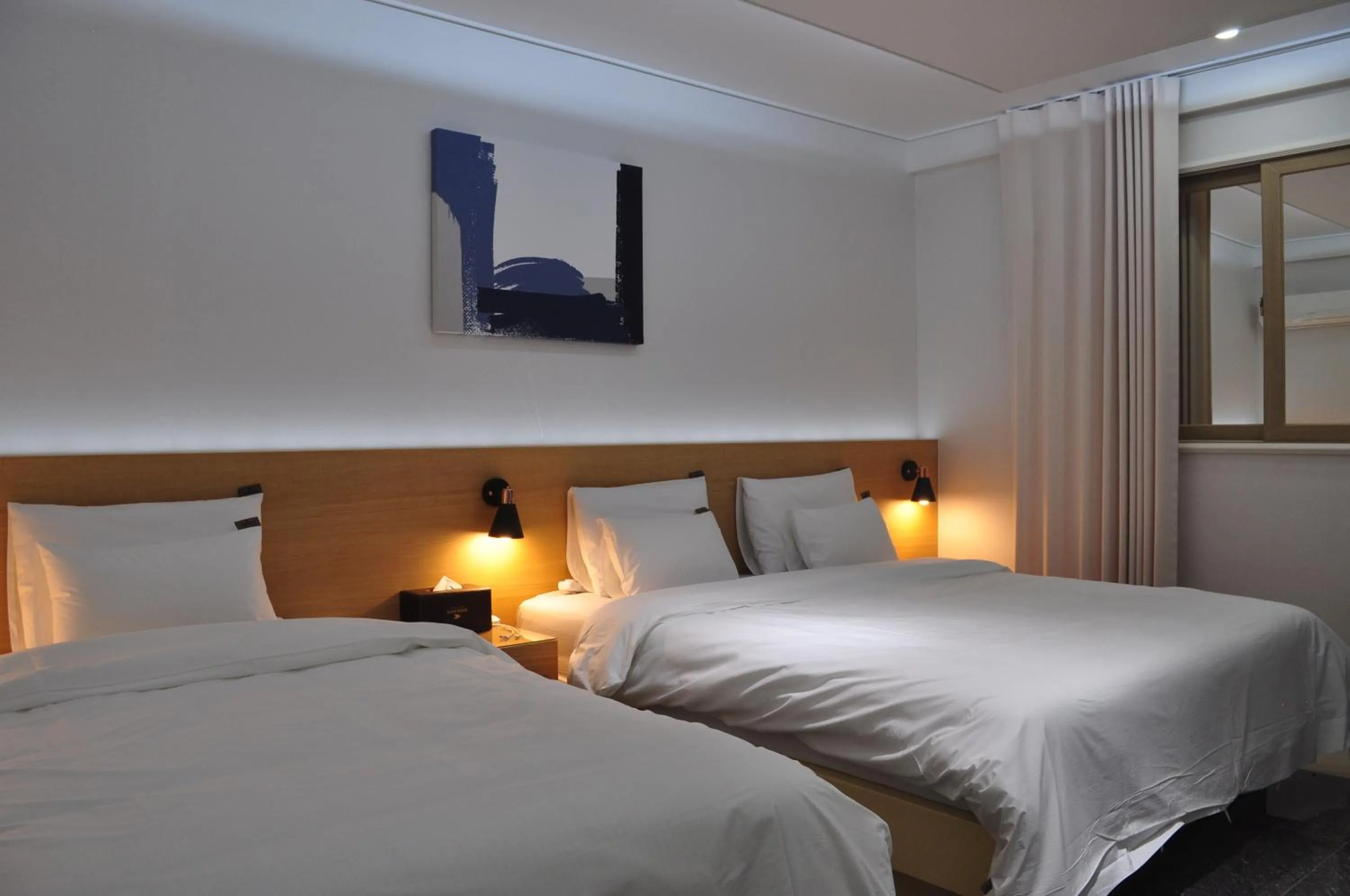 Bed in HOUND Hotel Sangmu