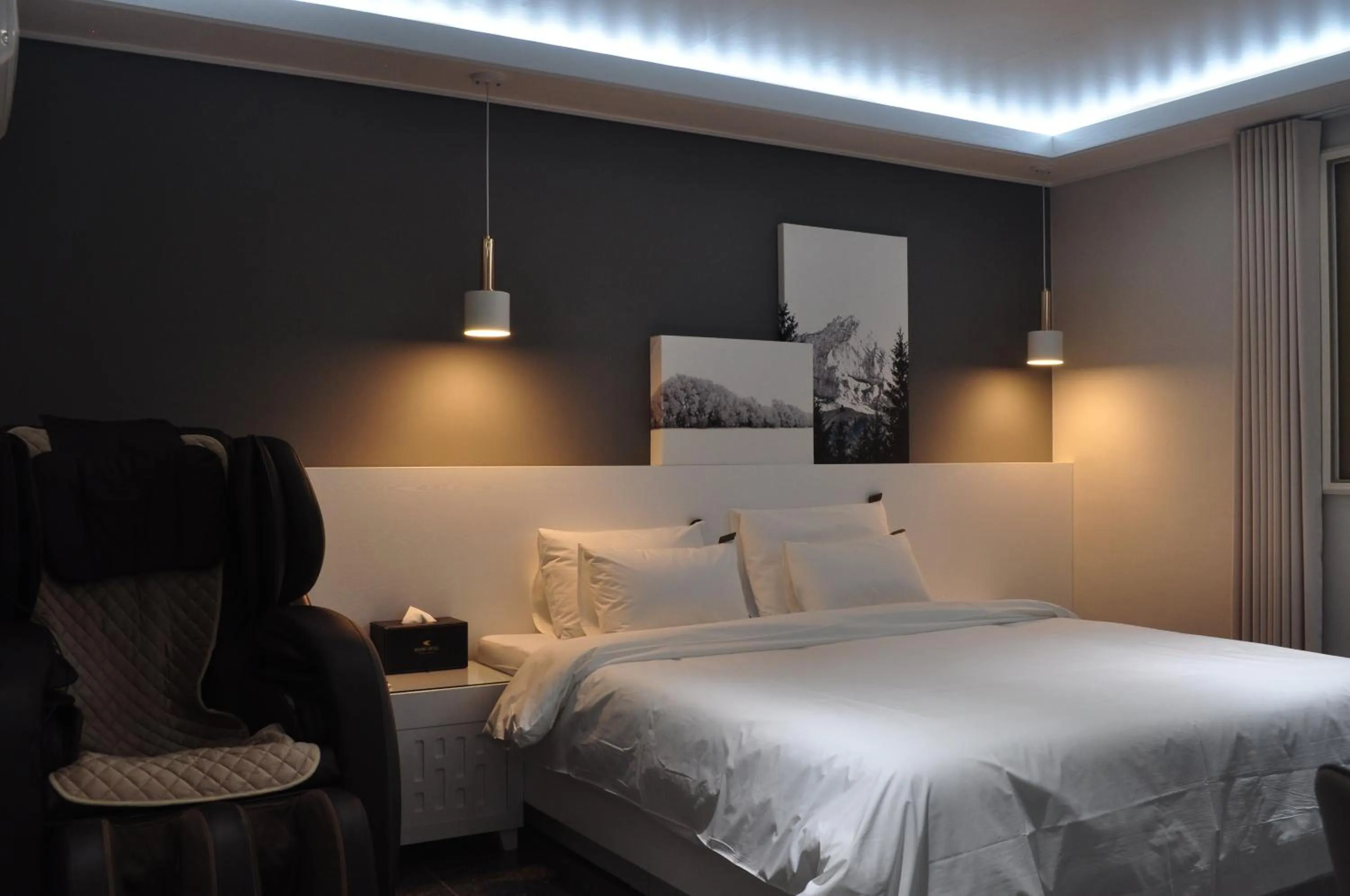 Bed in HOUND Hotel Sangmu