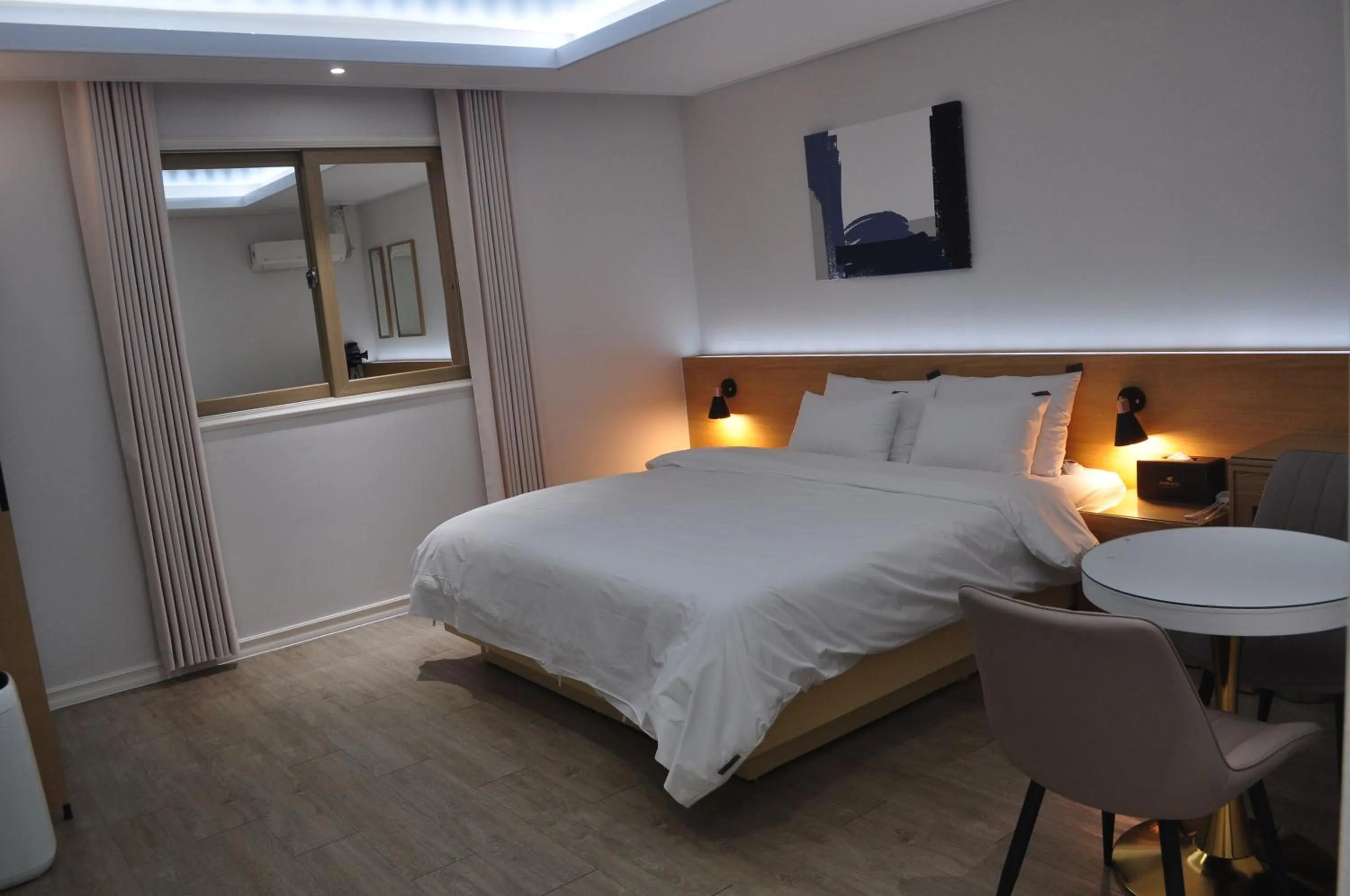 Photo of the whole room, Bed in HOUND Hotel Sangmu