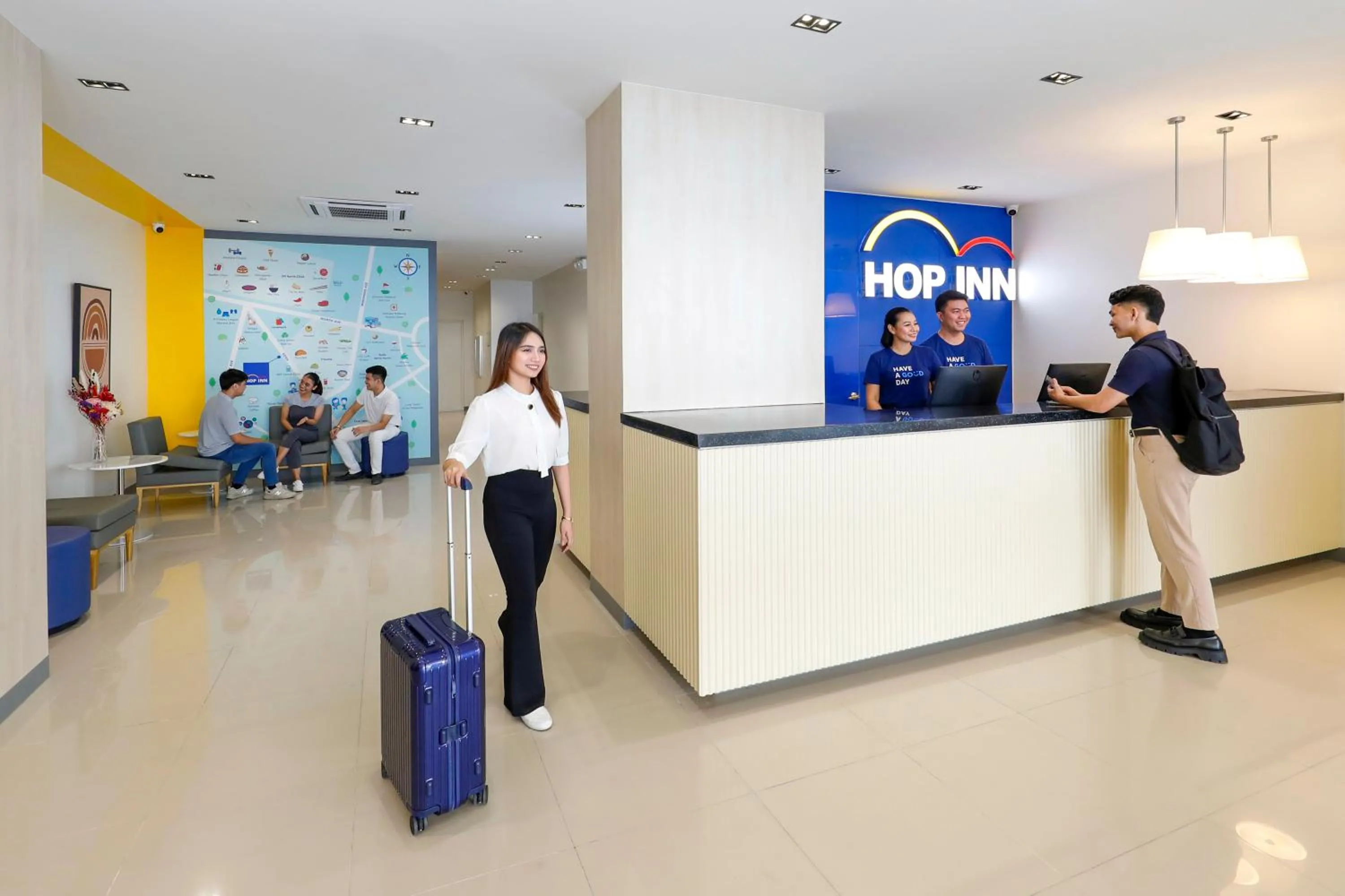 Lobby or reception in Hop Inn Hotel North EDSA Quezon City