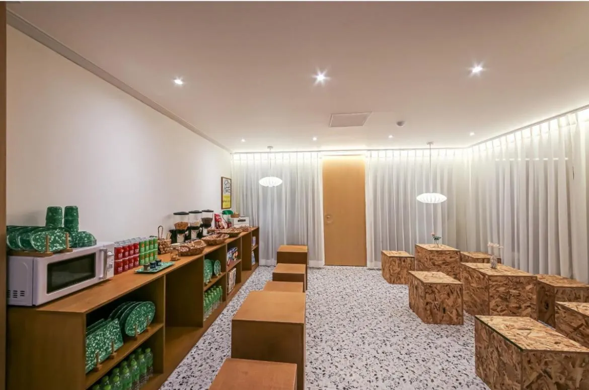 Communal lounge/ TV room in Gwangju Chungjang-ro Hotle The First Boutique Hotel