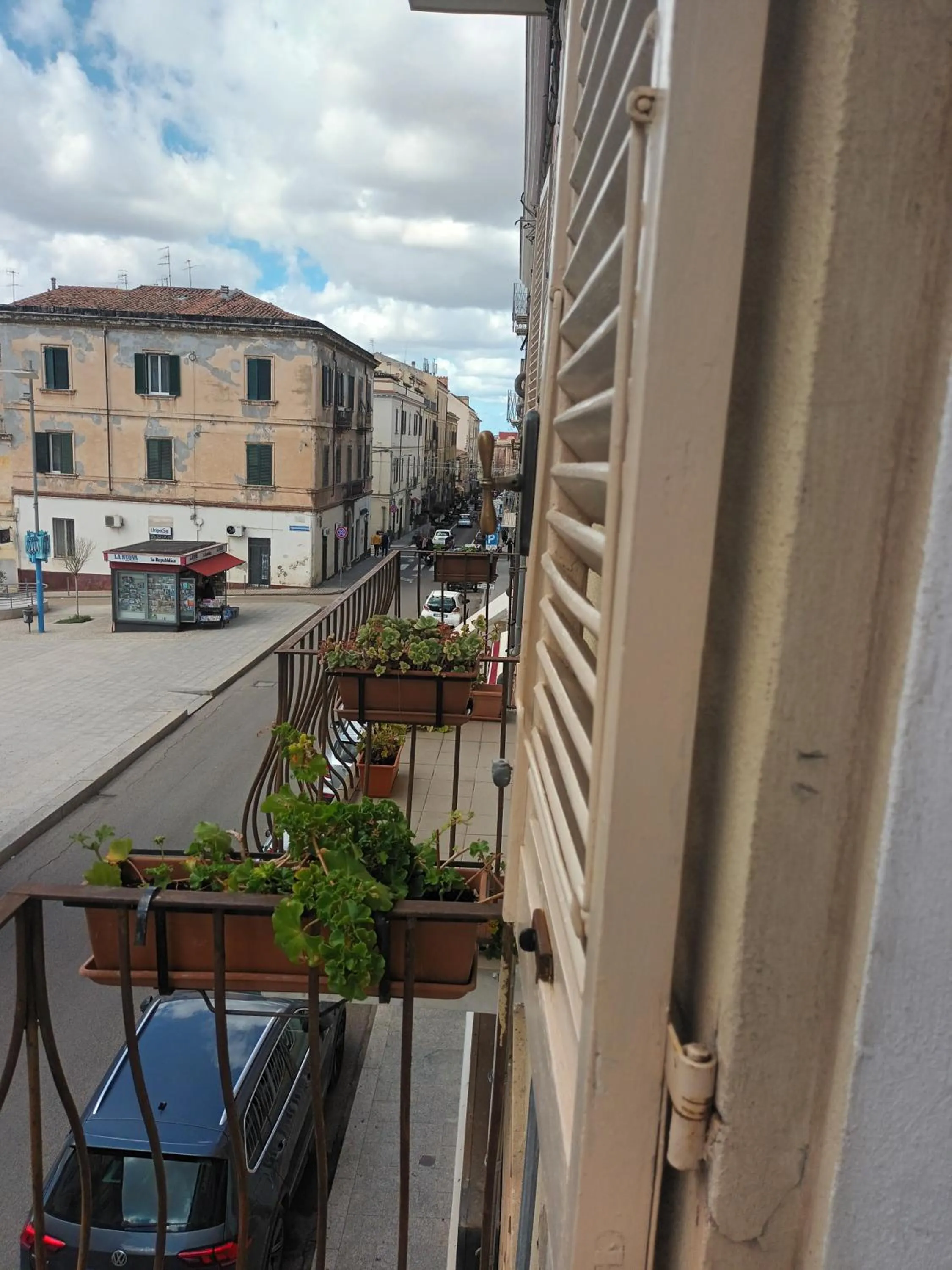 Balcony/Terrace in B&B Le Finestre Su Via Cavour