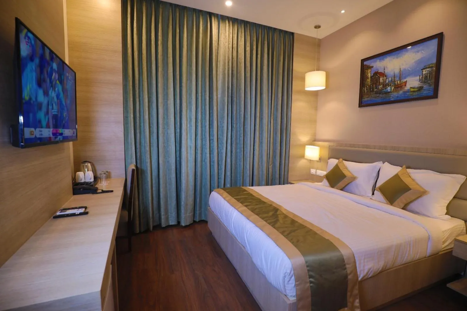 Photo of the whole room, Bed in Goa Country Club By Pearl Near Udyog vihar Yashobhoomi