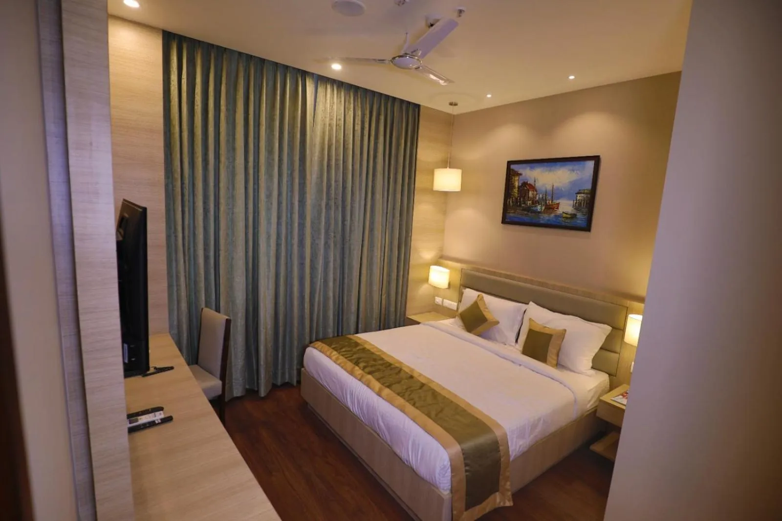 Photo of the whole room, Bed in Goa Country Club By Pearl Near Udyog vihar Yashobhoomi
