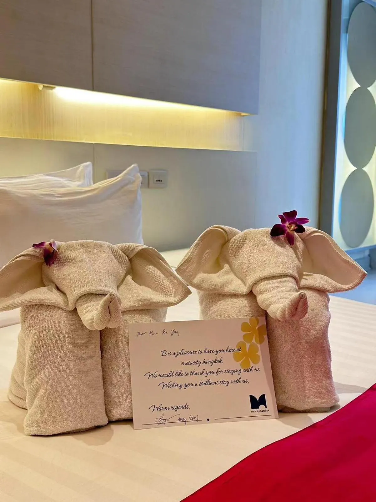 Bed in Metacity Bangkok