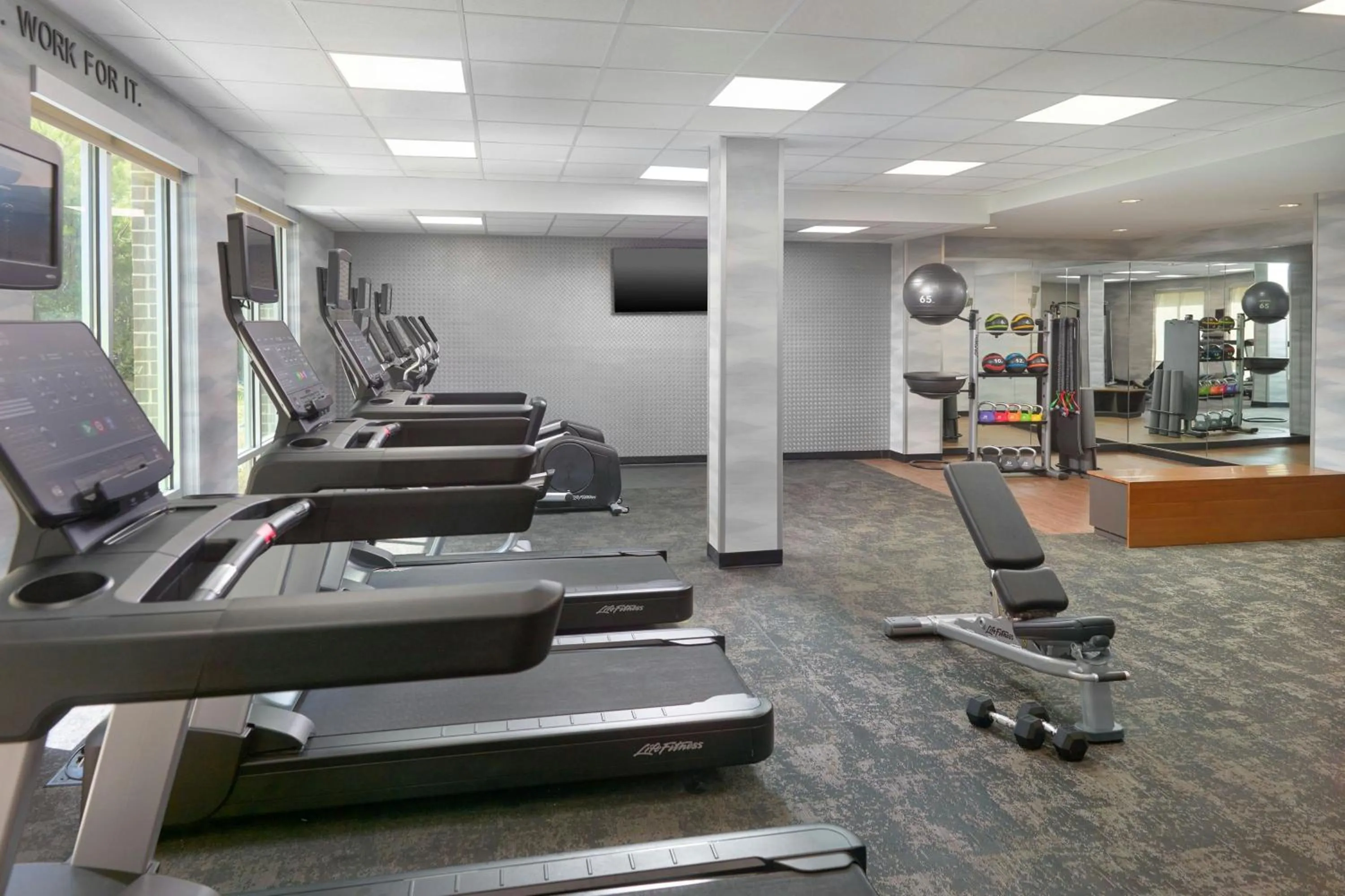 Fitness centre/facilities in Fairfield by Marriott Inn & Suites Alpharetta Avalon Area