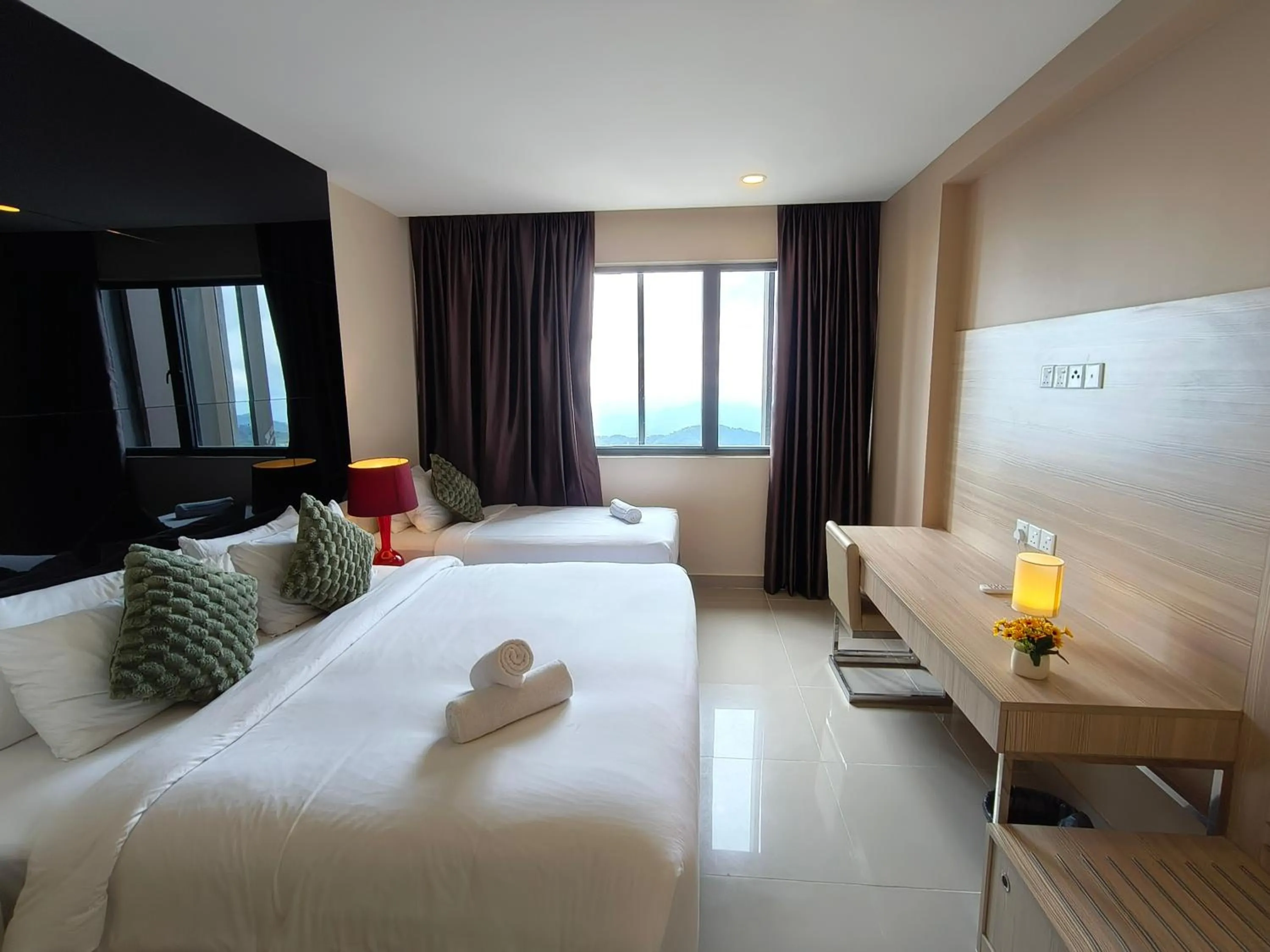Bed in Emerald Homes Cozy Homestay at Ion Delemen Genting Highlands