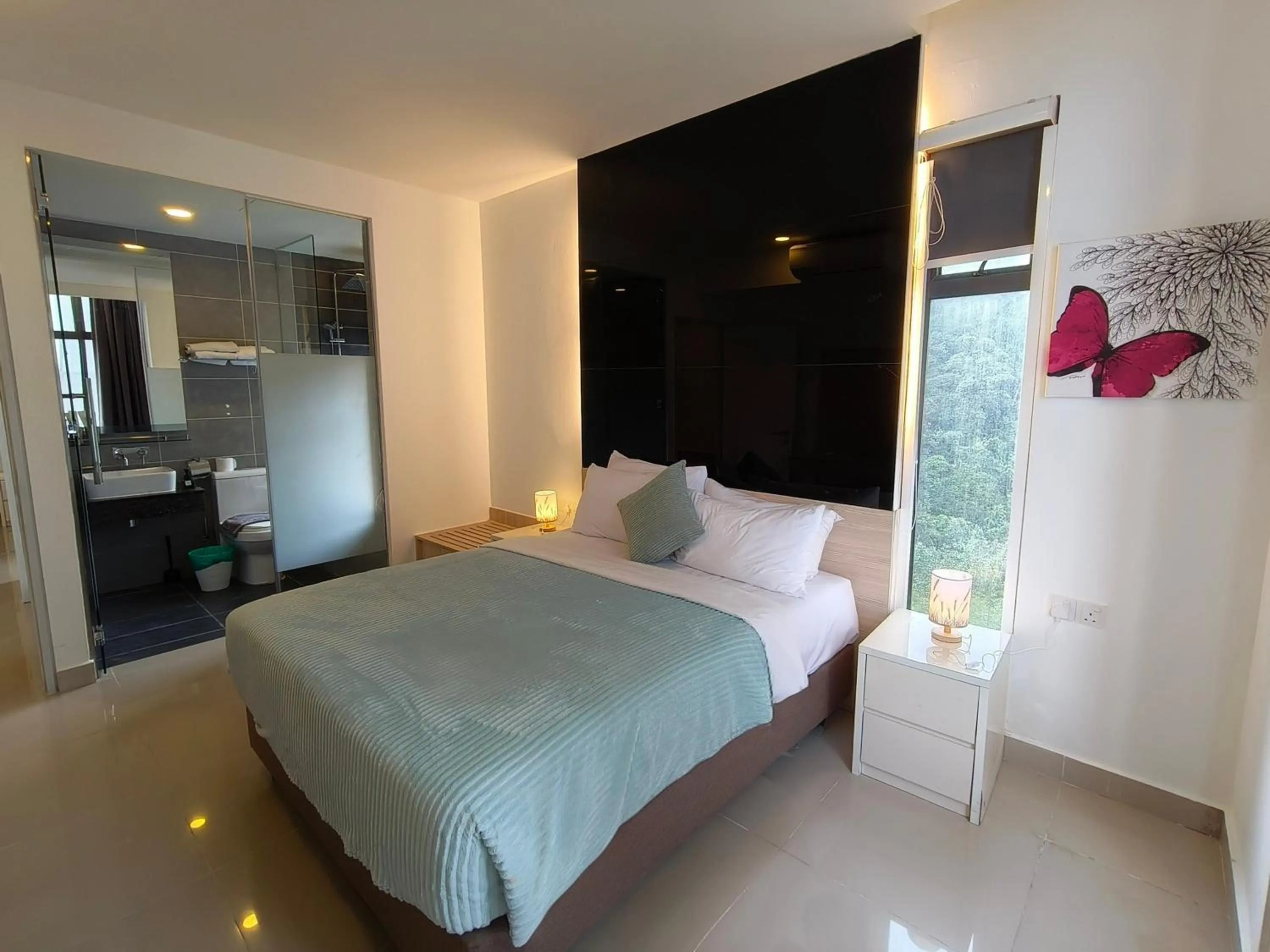 Bed in Emerald Homes Cozy Homestay at Ion Delemen Genting Highlands