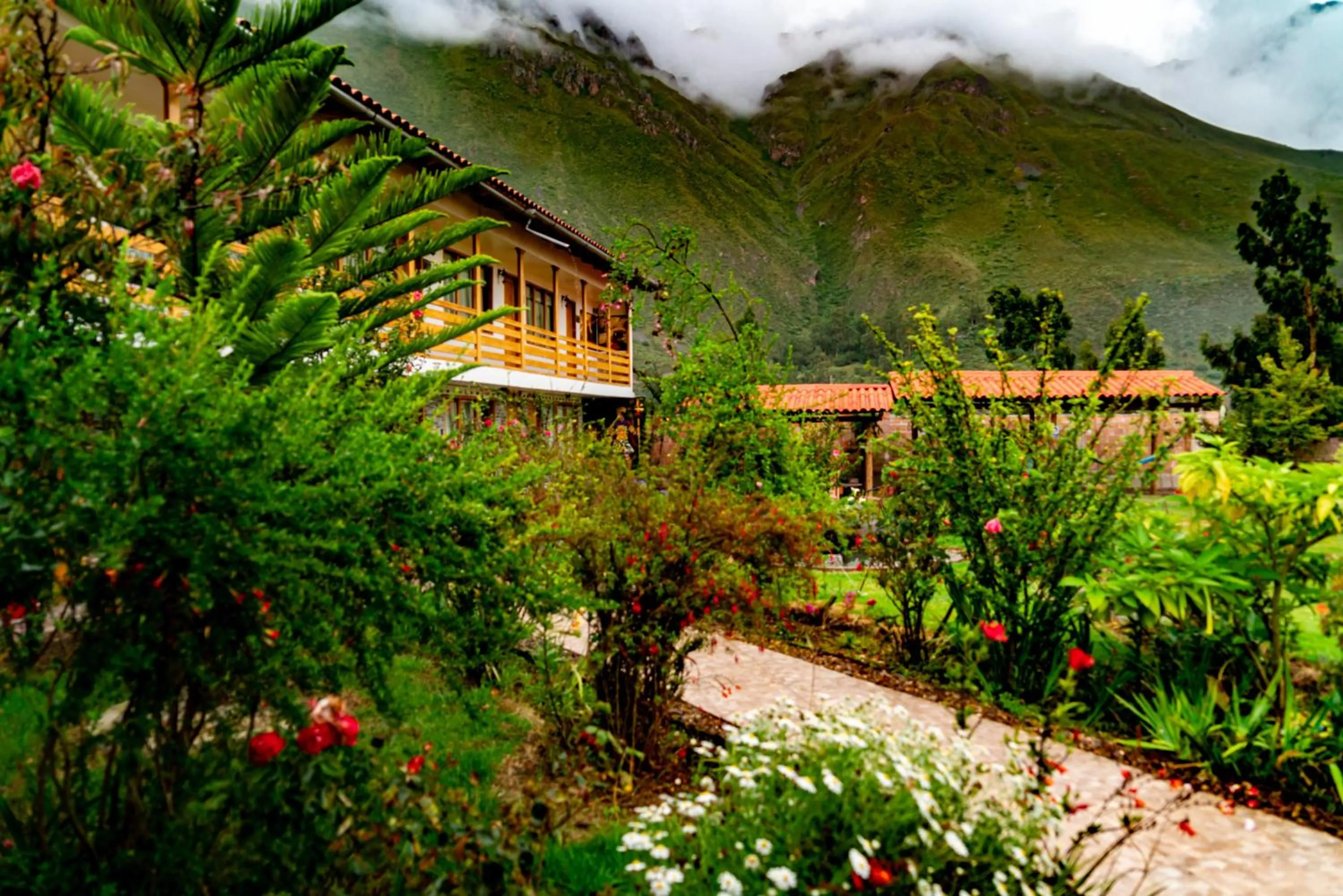 Inner courtyard view in Hotel Tierra Inka Sacred Valley