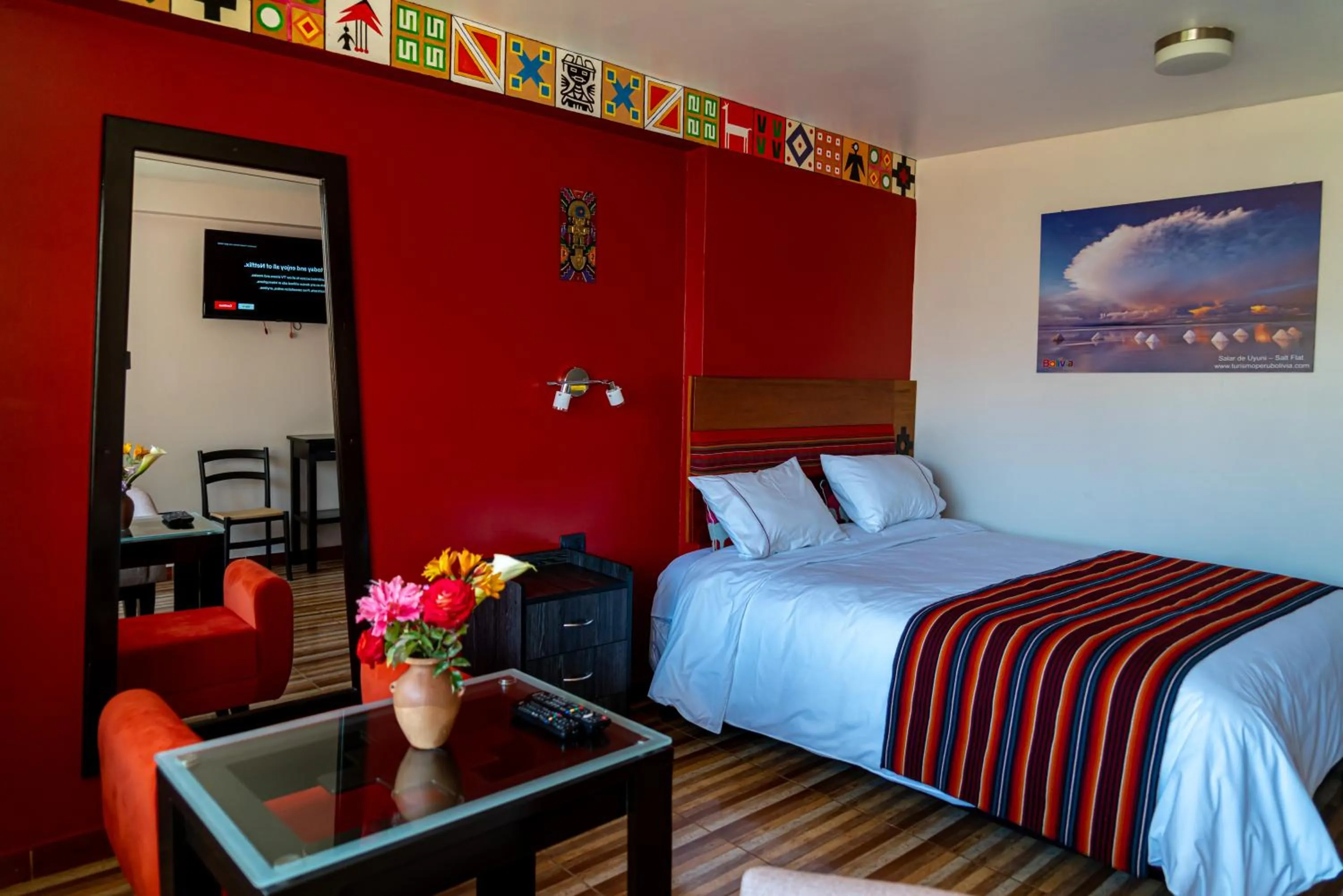 Bed in Hotel Tierra Inka Sacred Valley