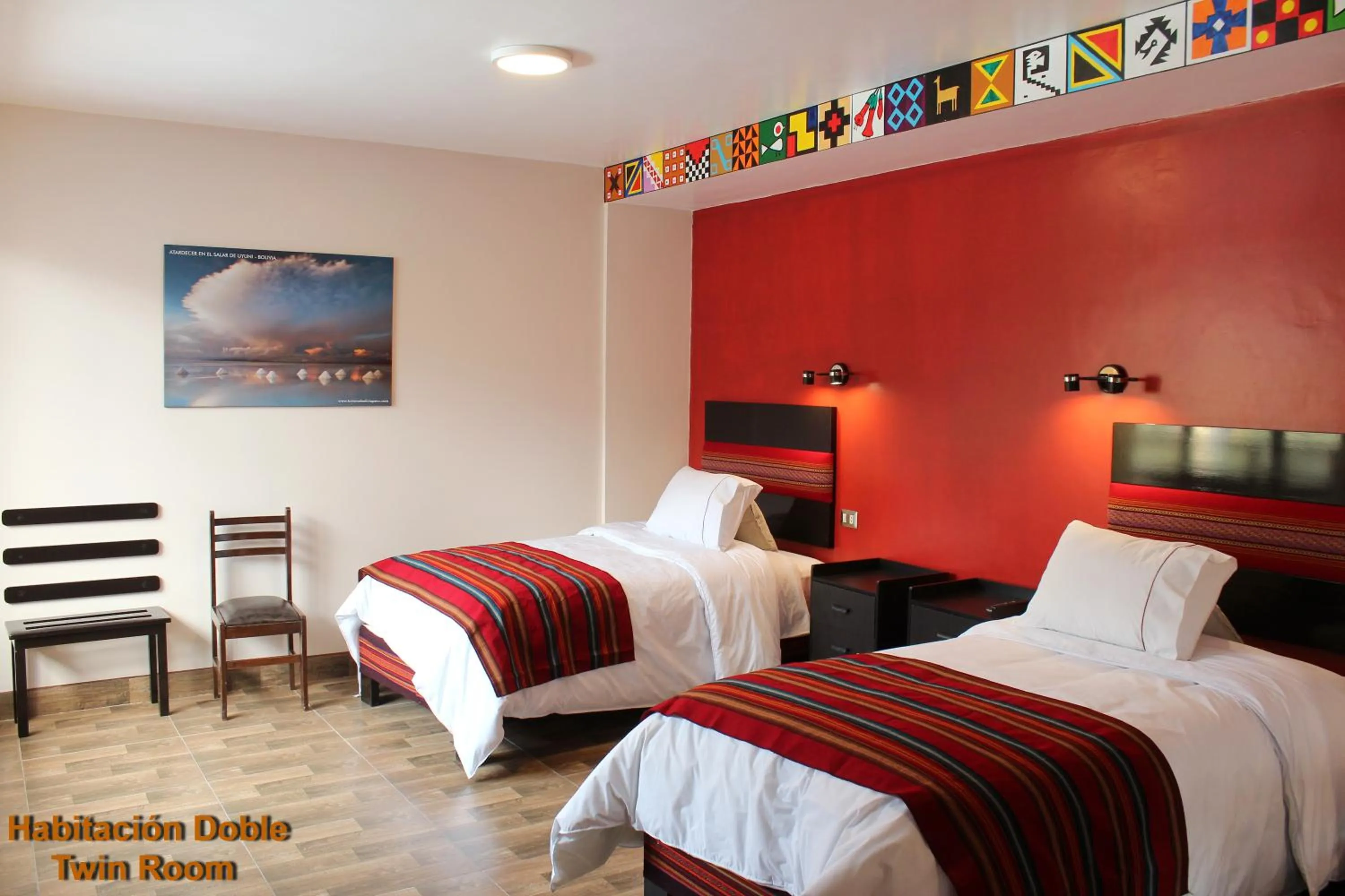 Bed in Hotel Tierra Inka Sacred Valley