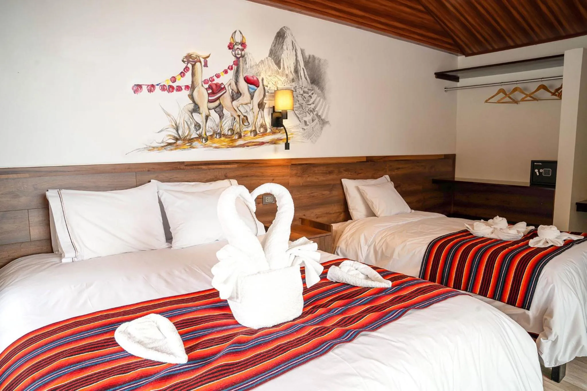 Bed in Hotel Tierra Inka Sacred Valley