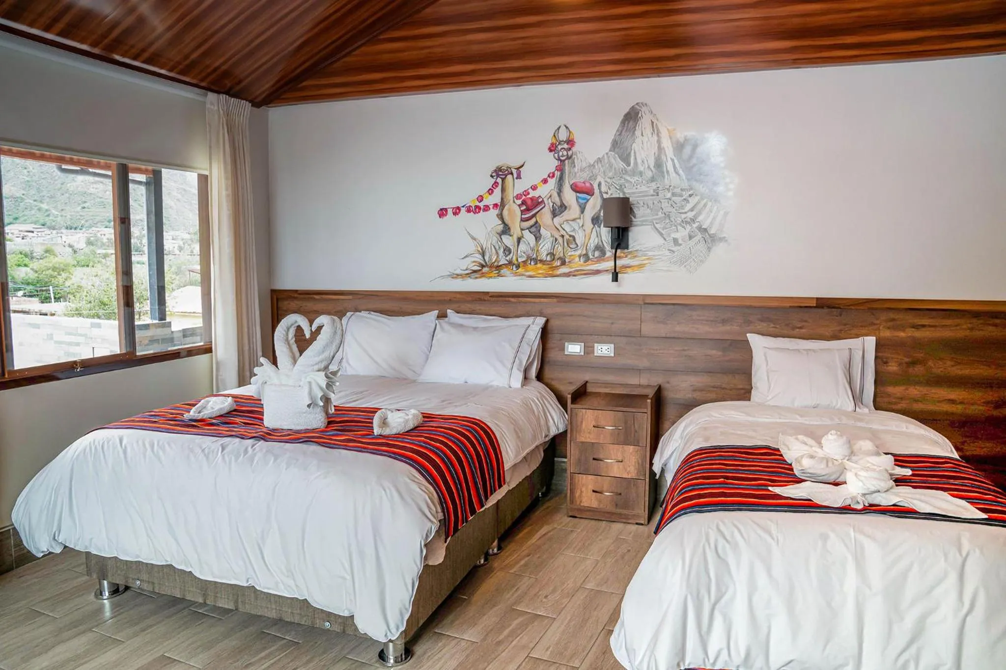 Bed in Hotel Tierra Inka Sacred Valley