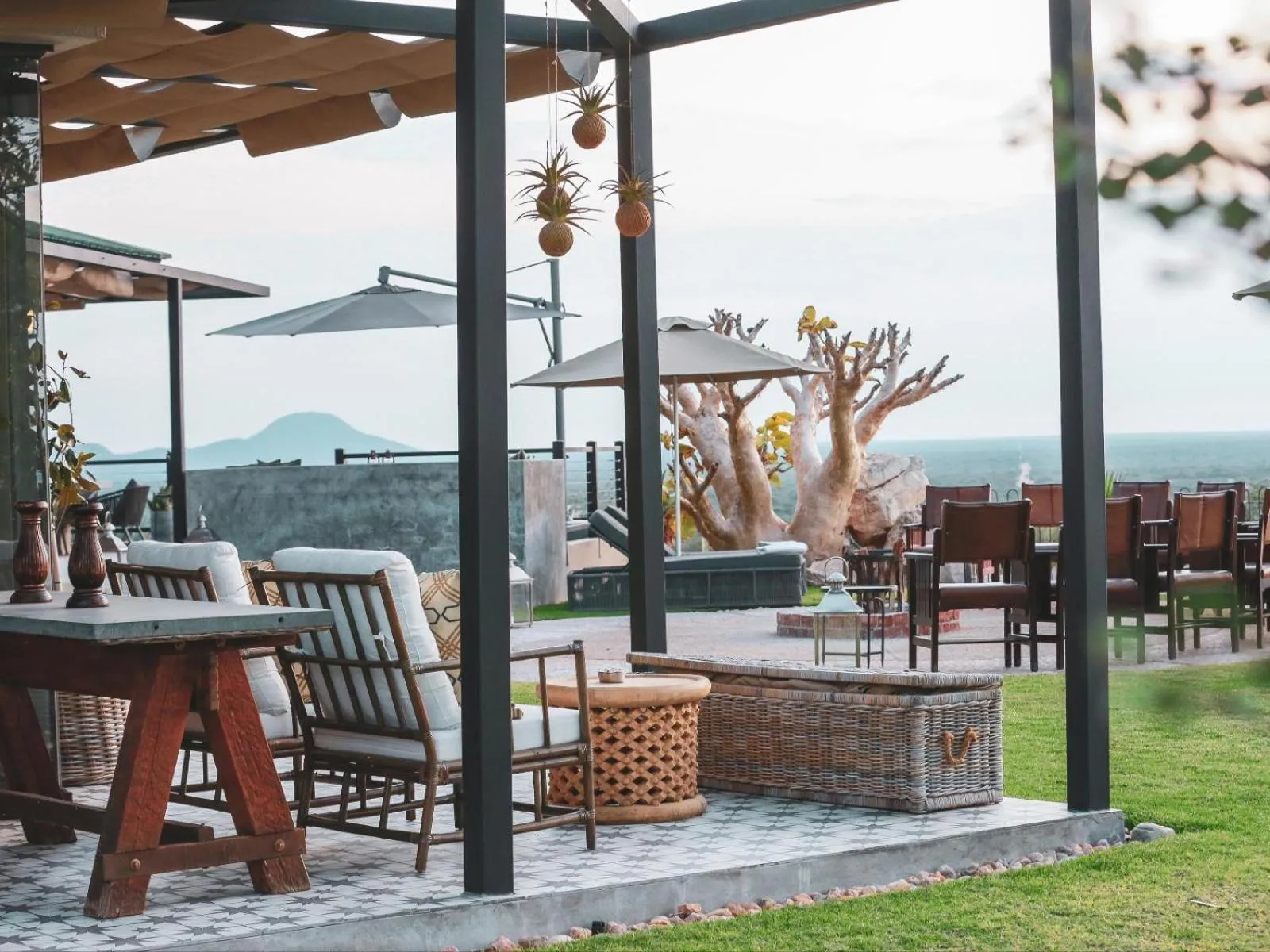 Patio in Otjiwa Mountain Lodge