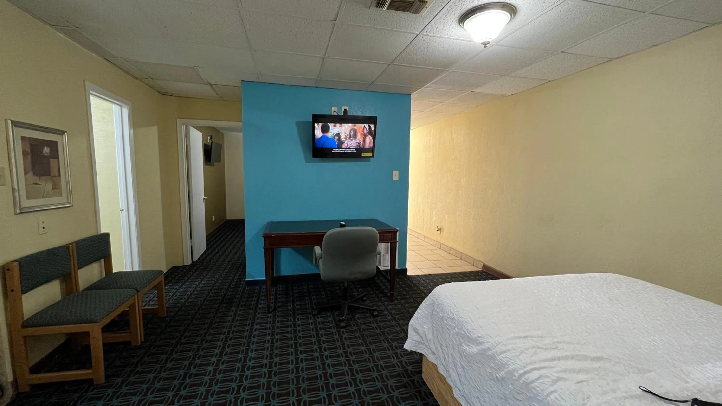 Bed in Extended Stay Motel - Snyder