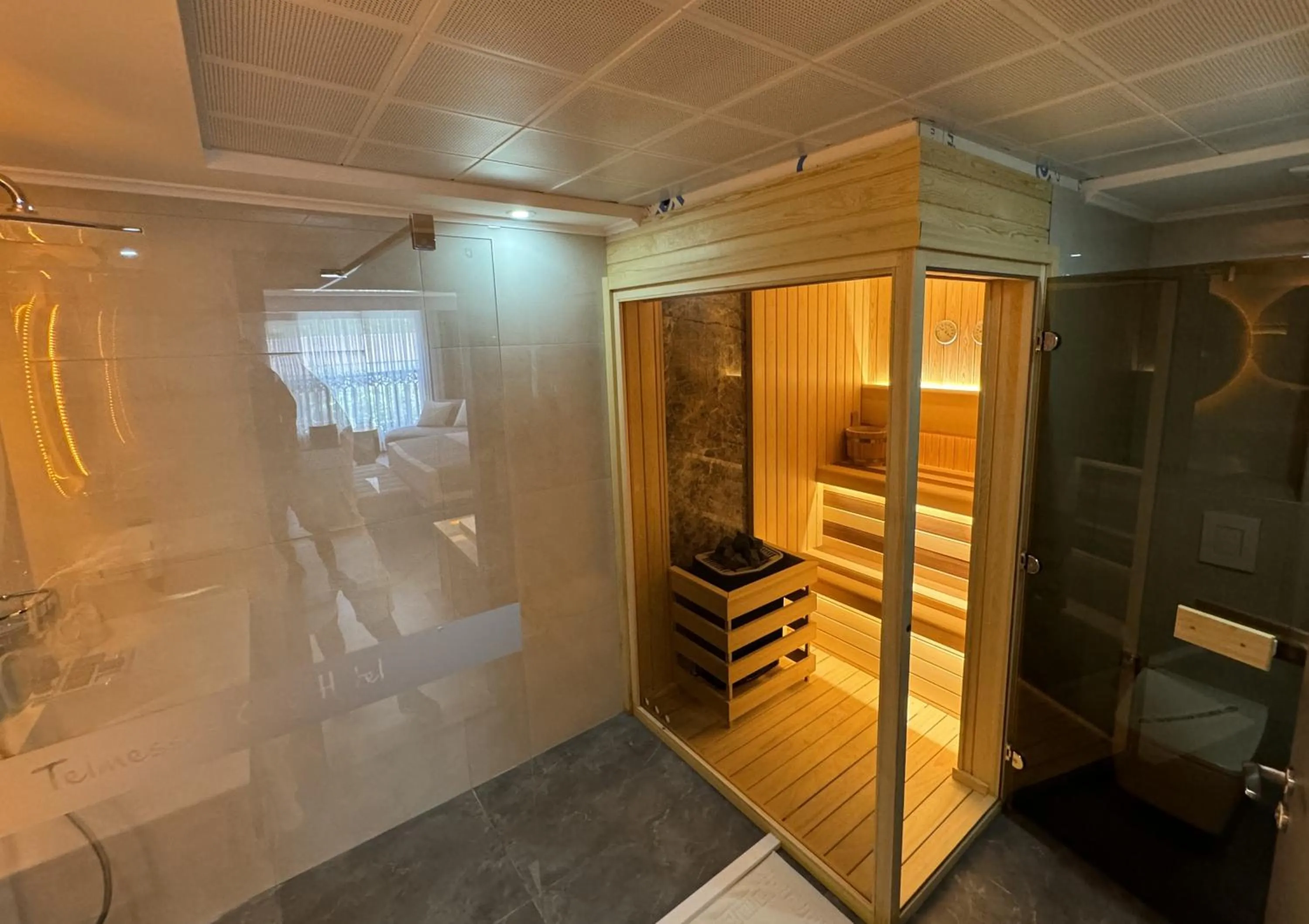 Bathroom in TELMESSOS CİTY HOTEL- Adults Only