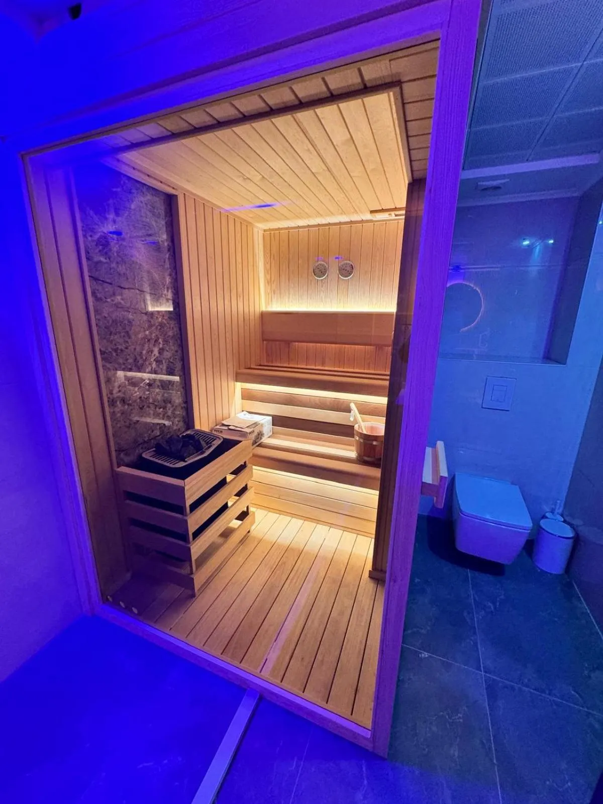 Sauna in TELMESSOS CİTY HOTEL- Adults Only