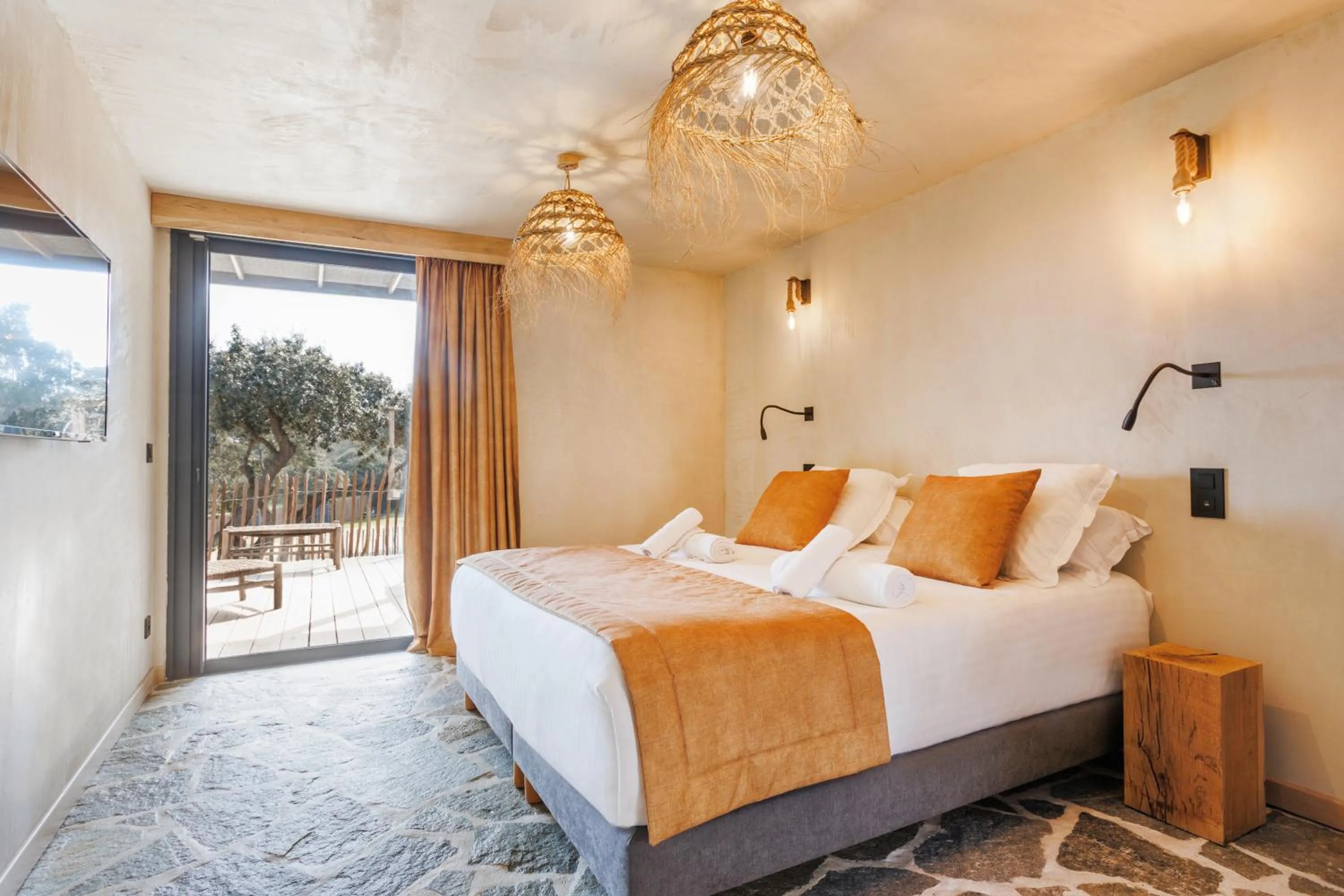 Deluxe Double Room with Balcony in Le Domaine de la mer - Beach hotel Nature&Authenticité Hyères