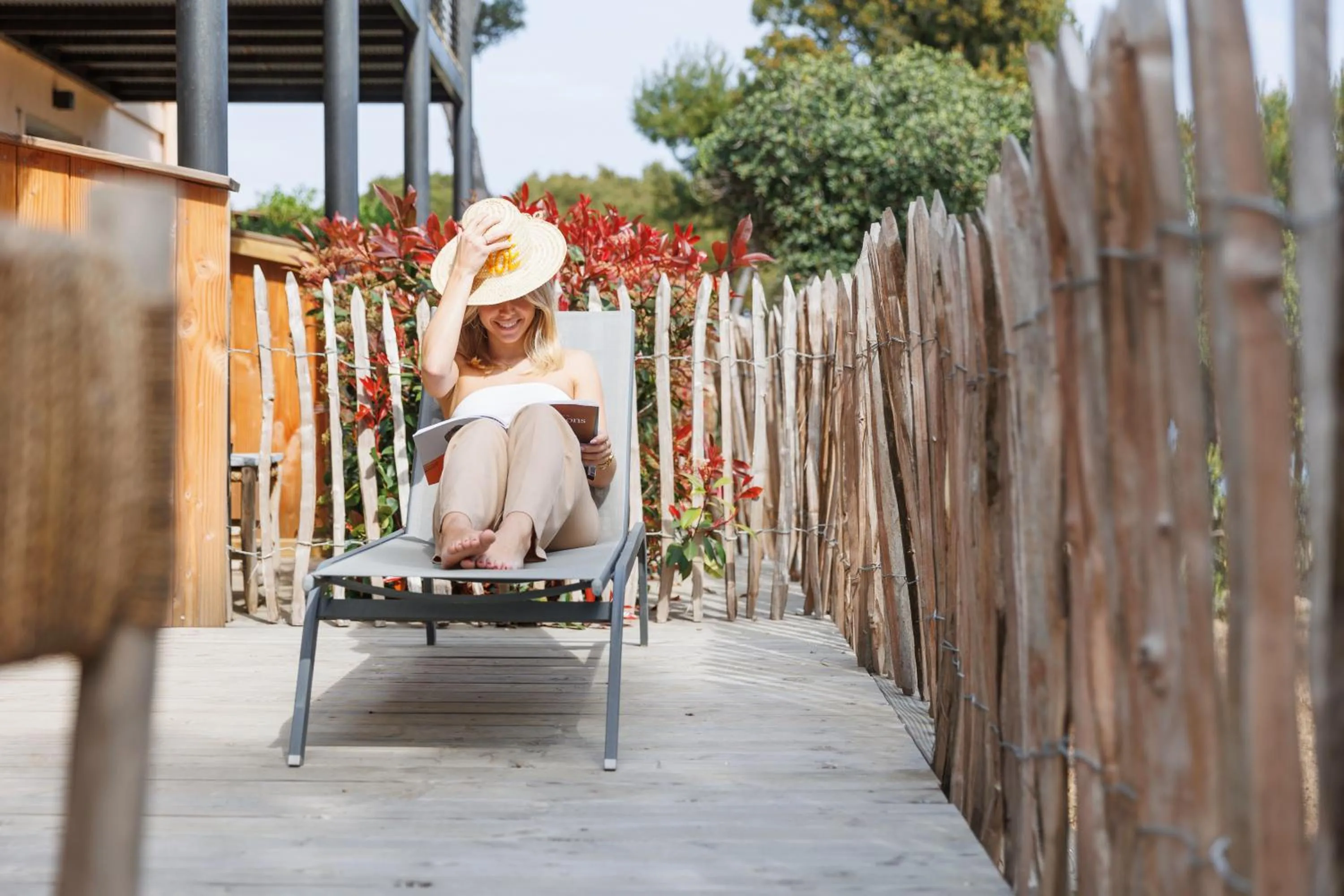Deluxe Double Room with Balcony in Le Domaine de la mer - Beach hotel Nature&Authenticité Hyères