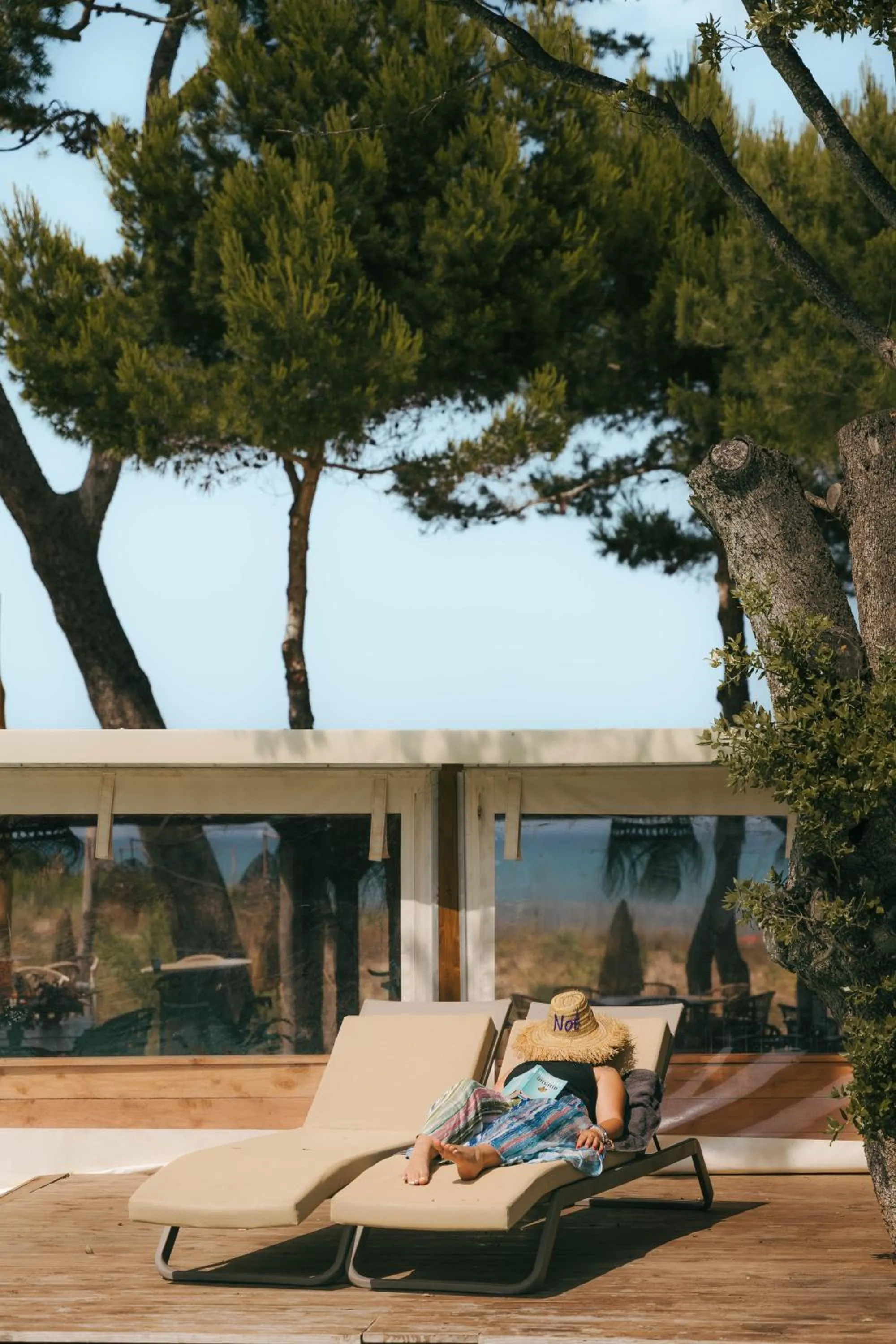 Swimming pool in Le Domaine de la mer - Beach hotel Nature&Authenticité Hyères