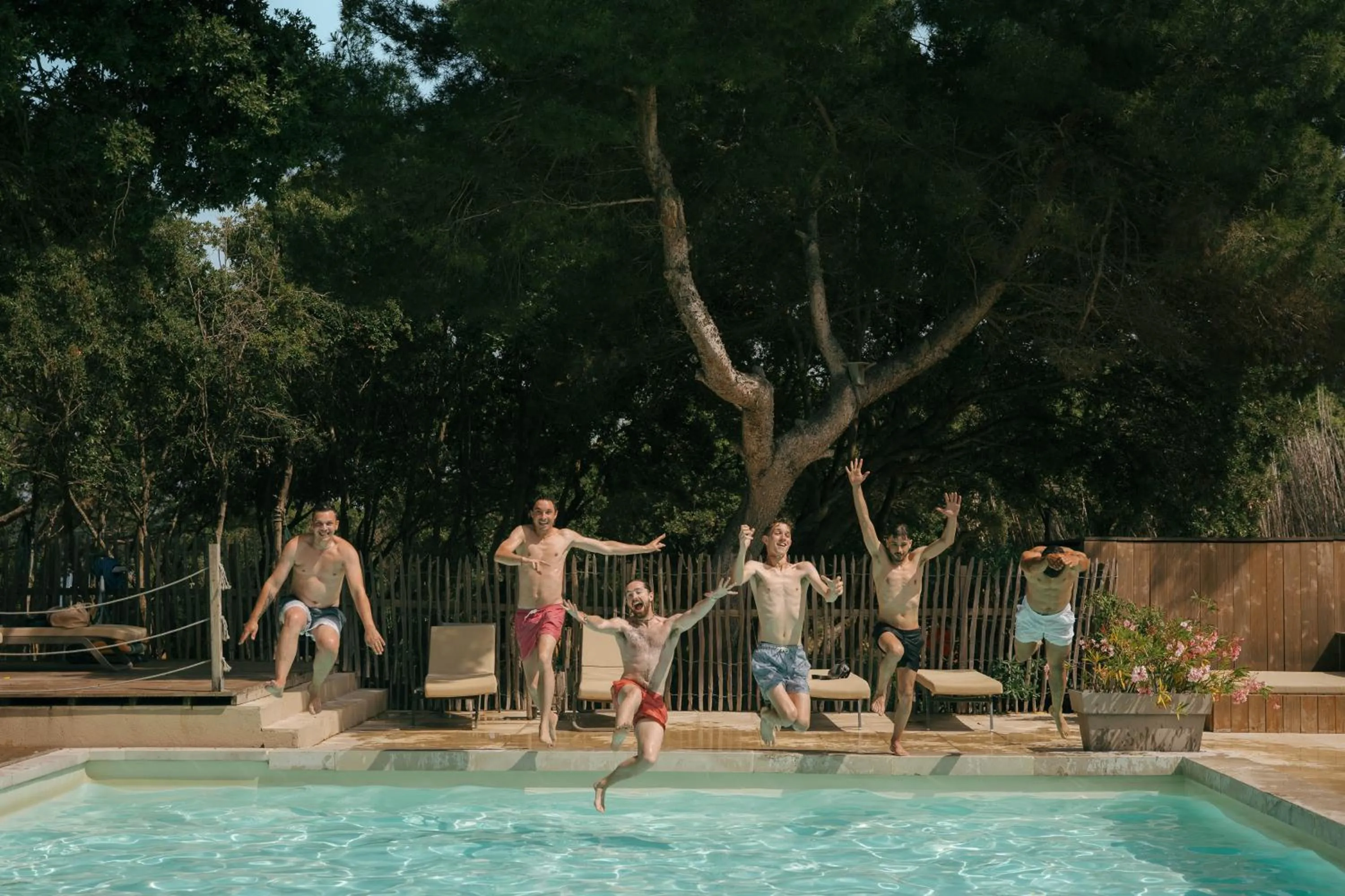 Swimming pool in Le Domaine de la mer - Beach hotel Nature&Authenticité Hyères