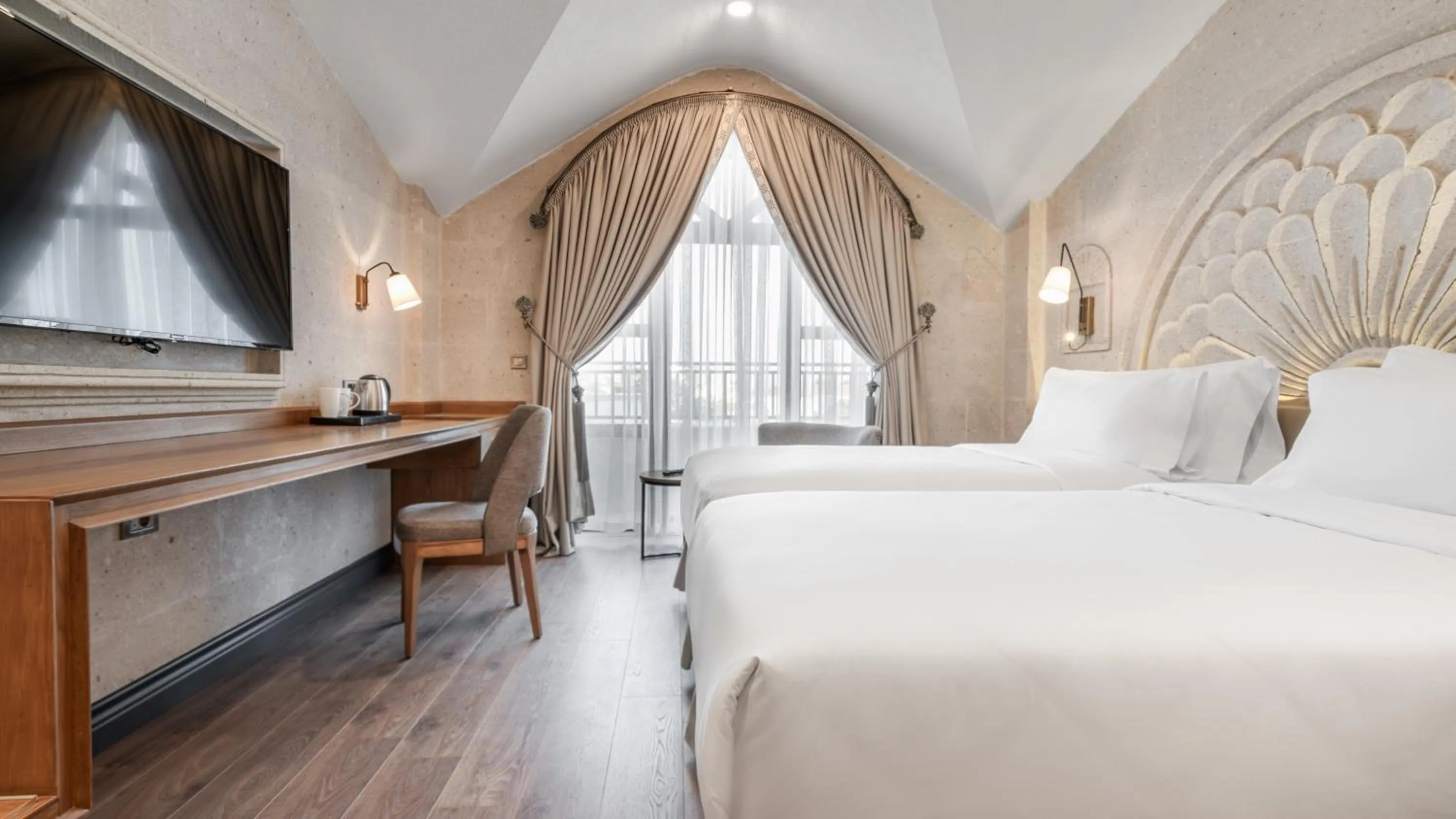 View (from property/room), Bed in Barceló Cappadocia