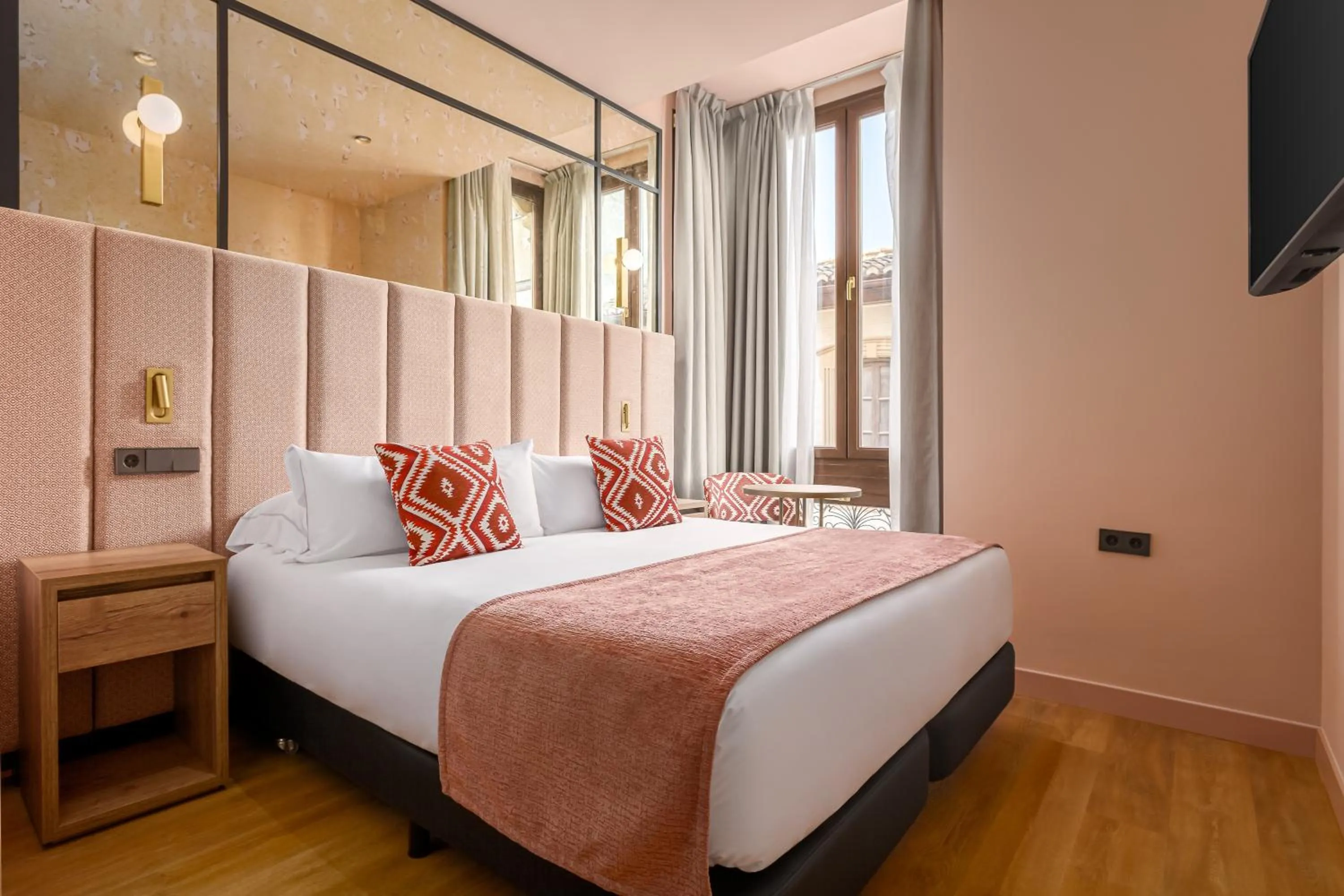 Bedroom, Bed in Room Mate Leo, Granada