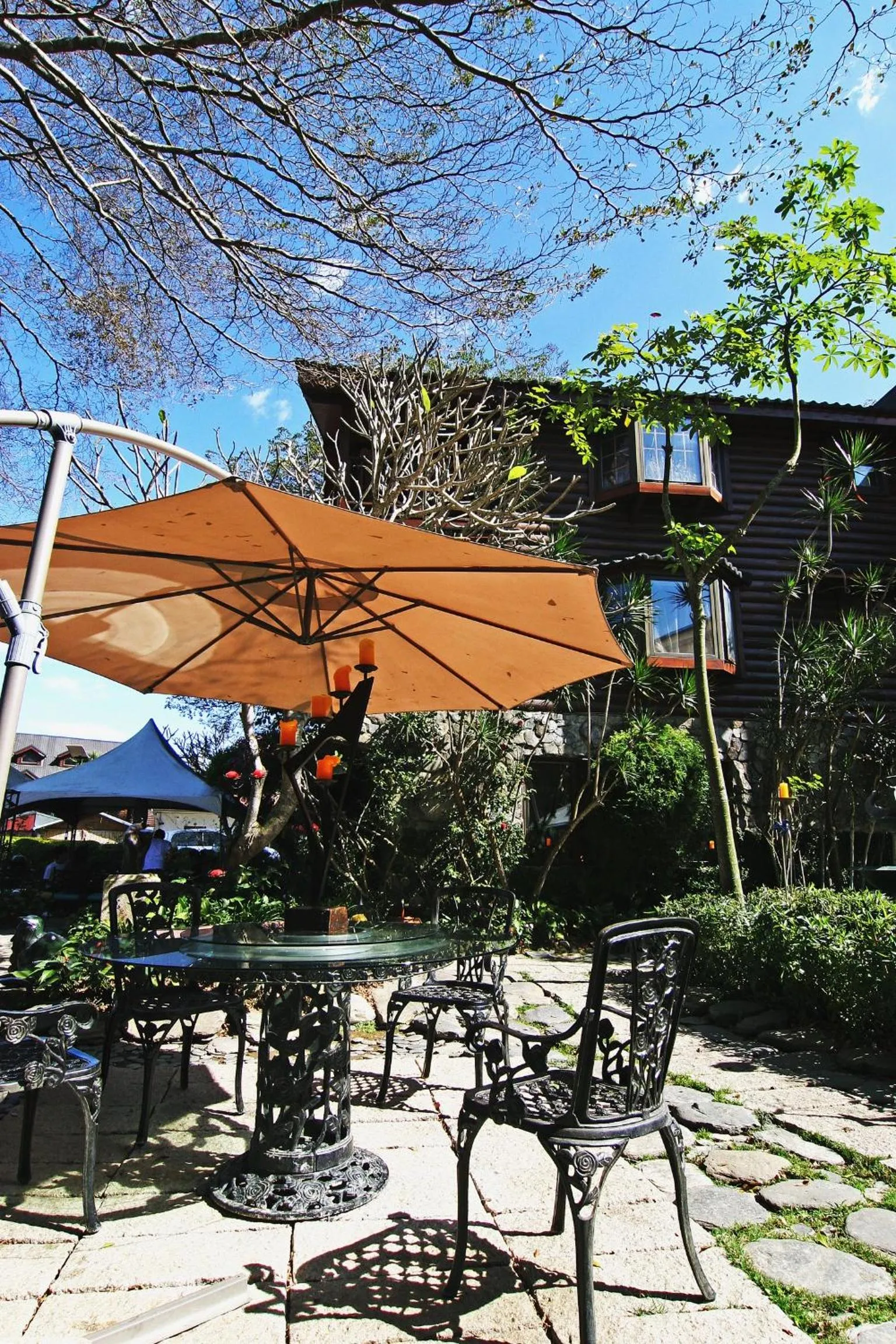Patio in Sun Moon Lake Full House Resort