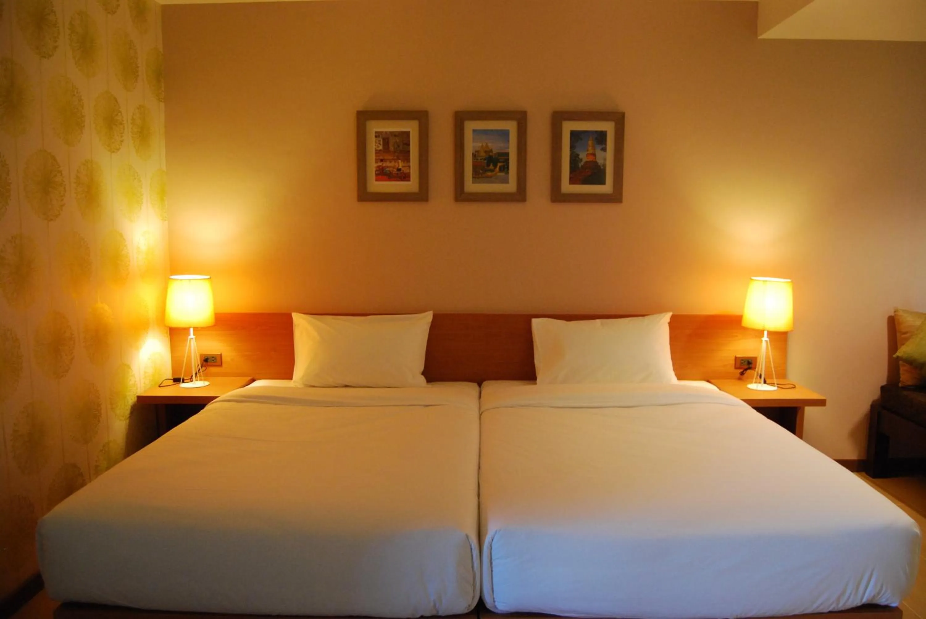 Bed in U Tiny Boutique Hotel Suvarnabhumi Bangkok - SHA Plus