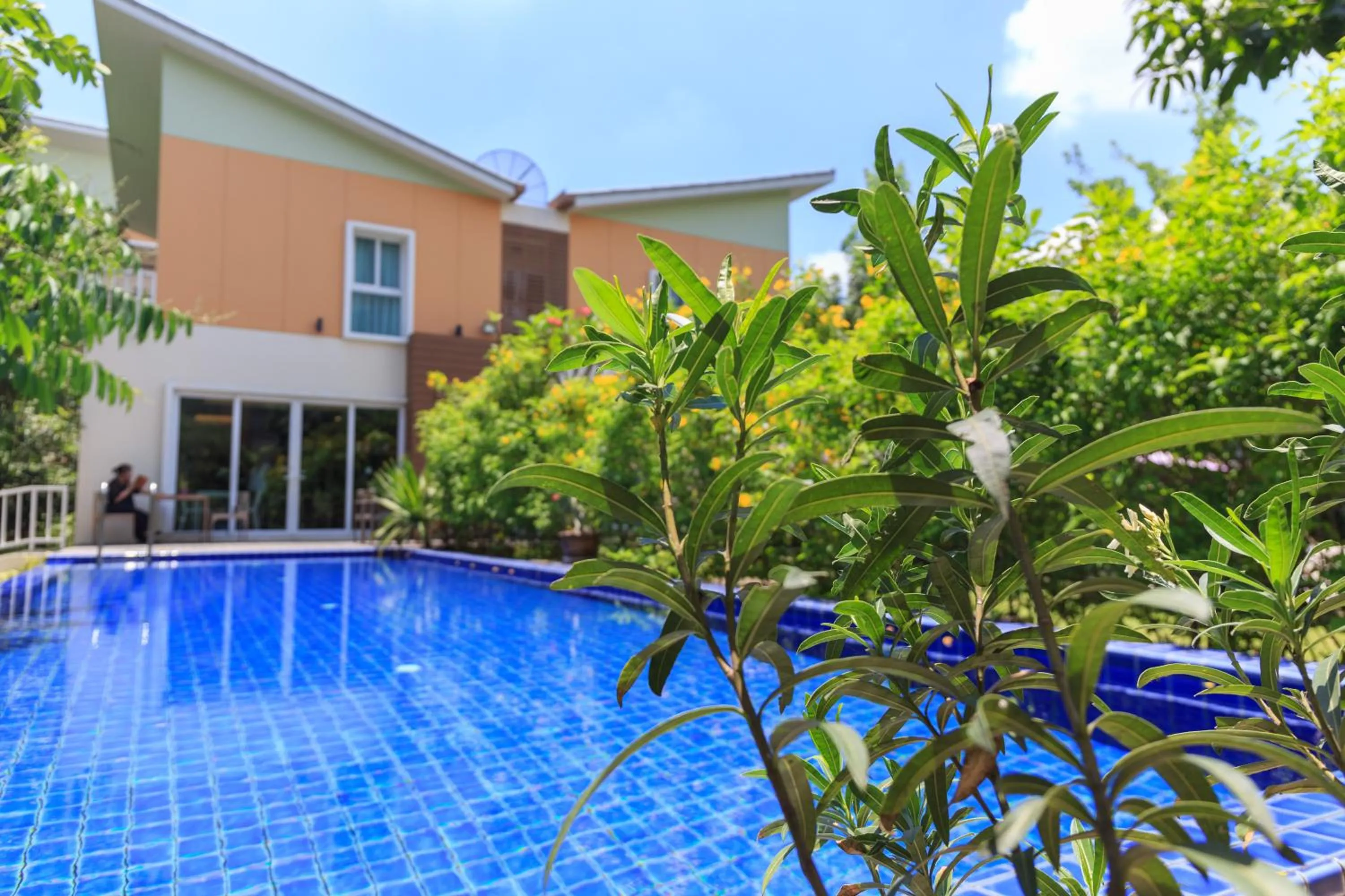 Pool view in U Tiny Boutique Hotel Suvarnabhumi Bangkok - SHA Plus